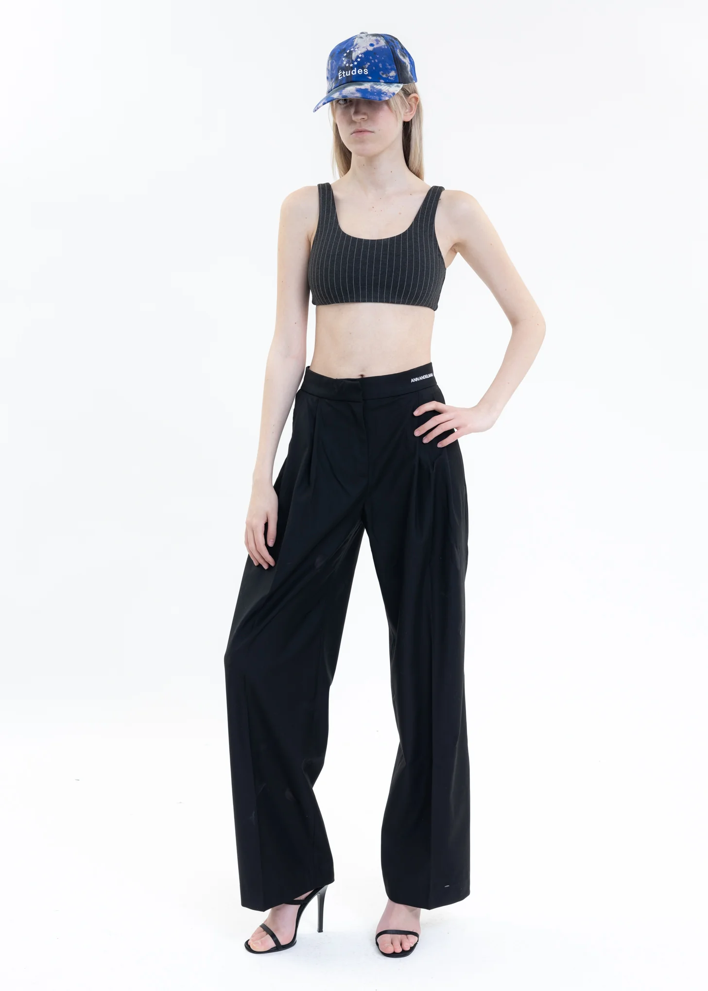 Black Relax Pants With Detail - Image 6