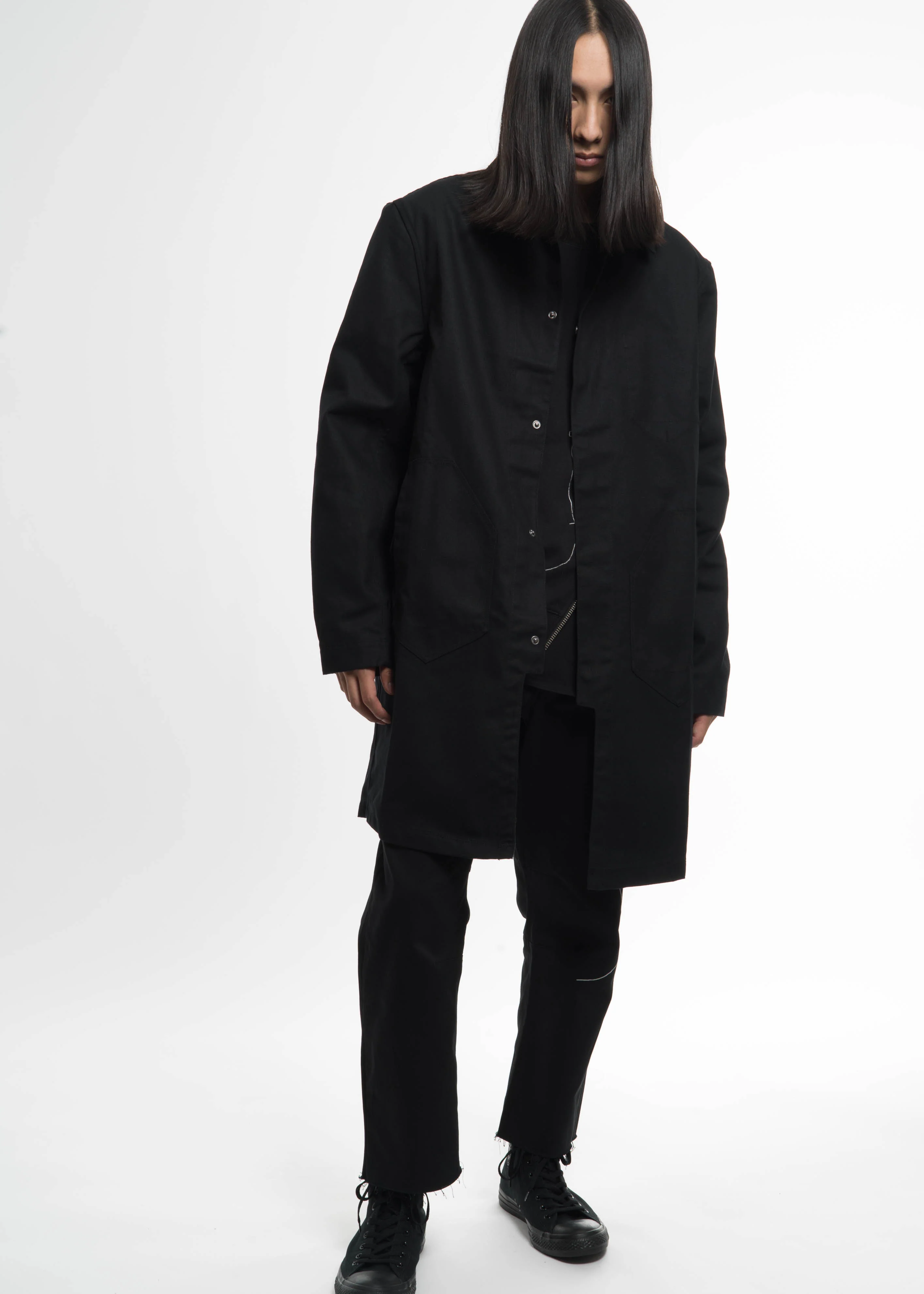 Black Relaxed Chino w/ Face - Image 5