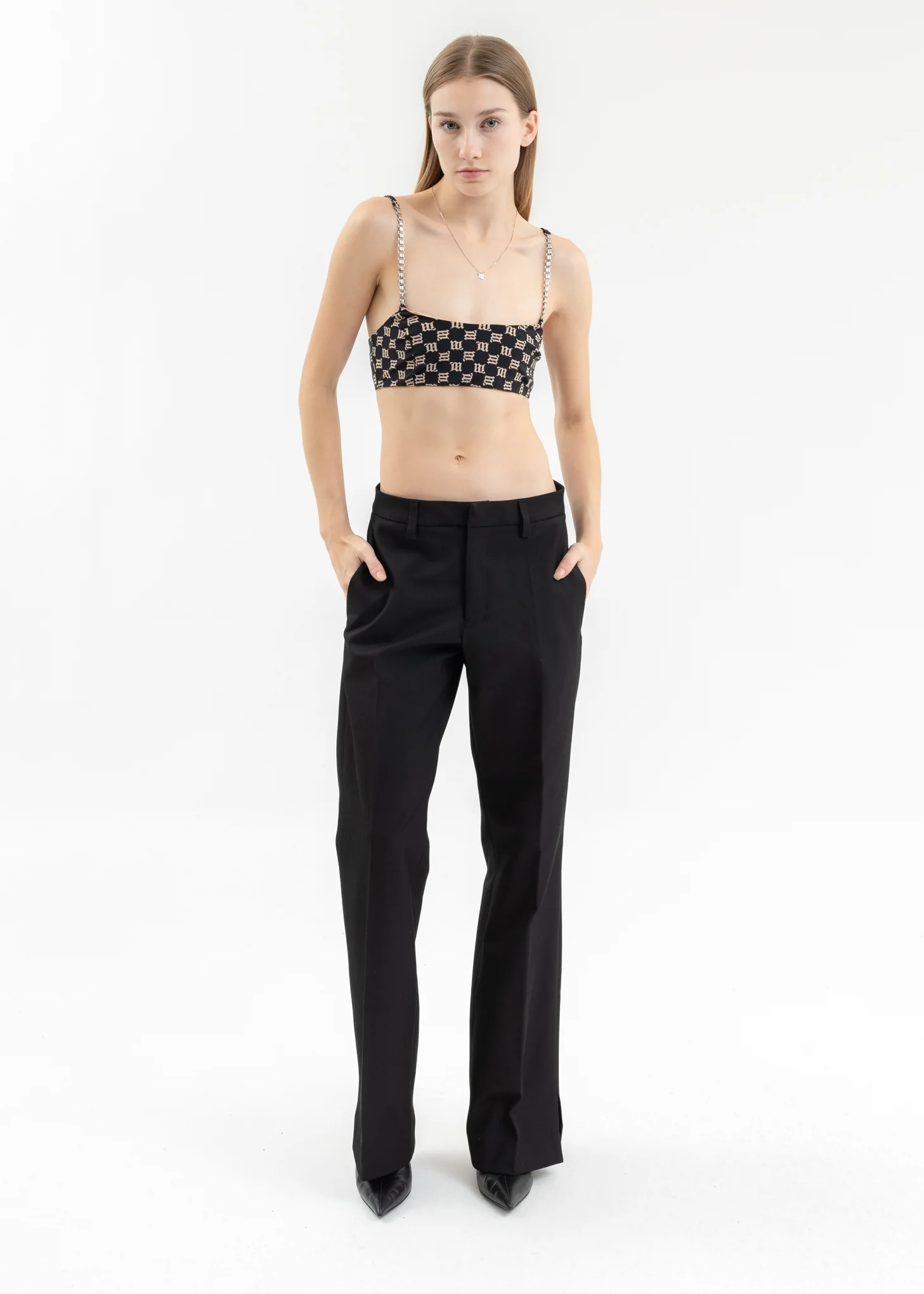 Black RELAXED TAILORED TROUSERS - Image 6