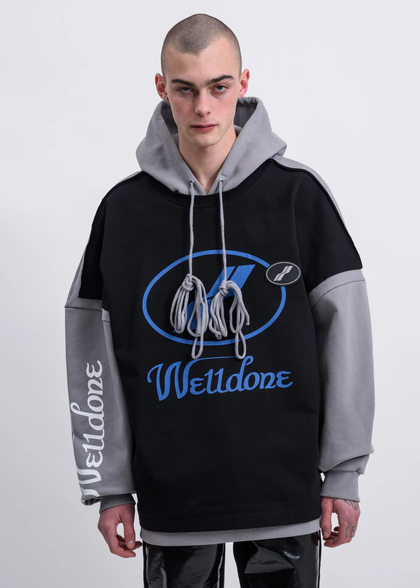 Black Remake Logo Hoodie