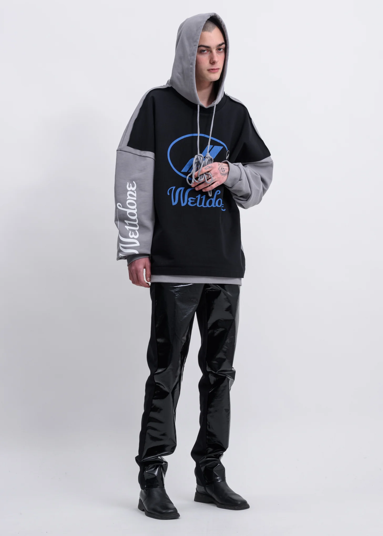 Black Remake Logo Hoodie - Image 5