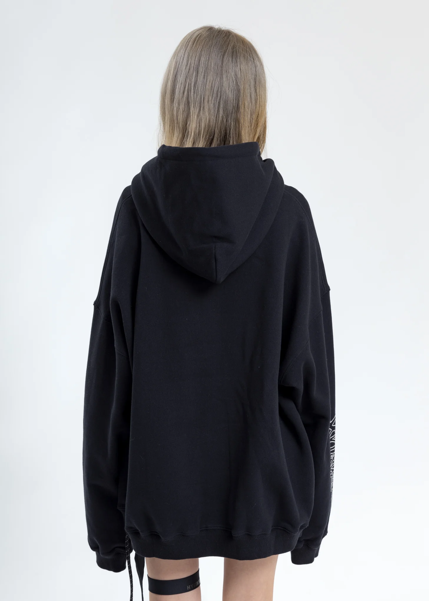 Black Rhinestone Hoodie - Image 4