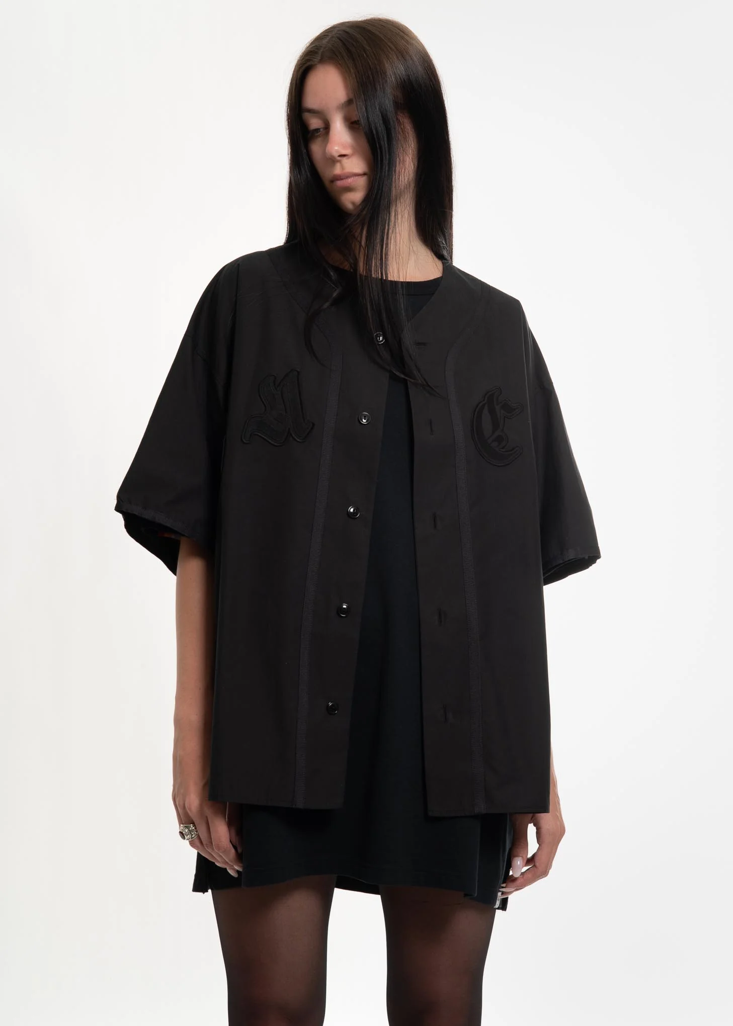 Black Rib Baseball Jersey
