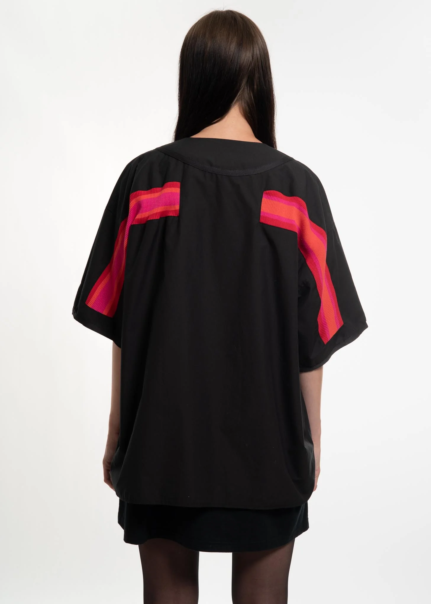Black Rib Baseball Jersey - Image 2