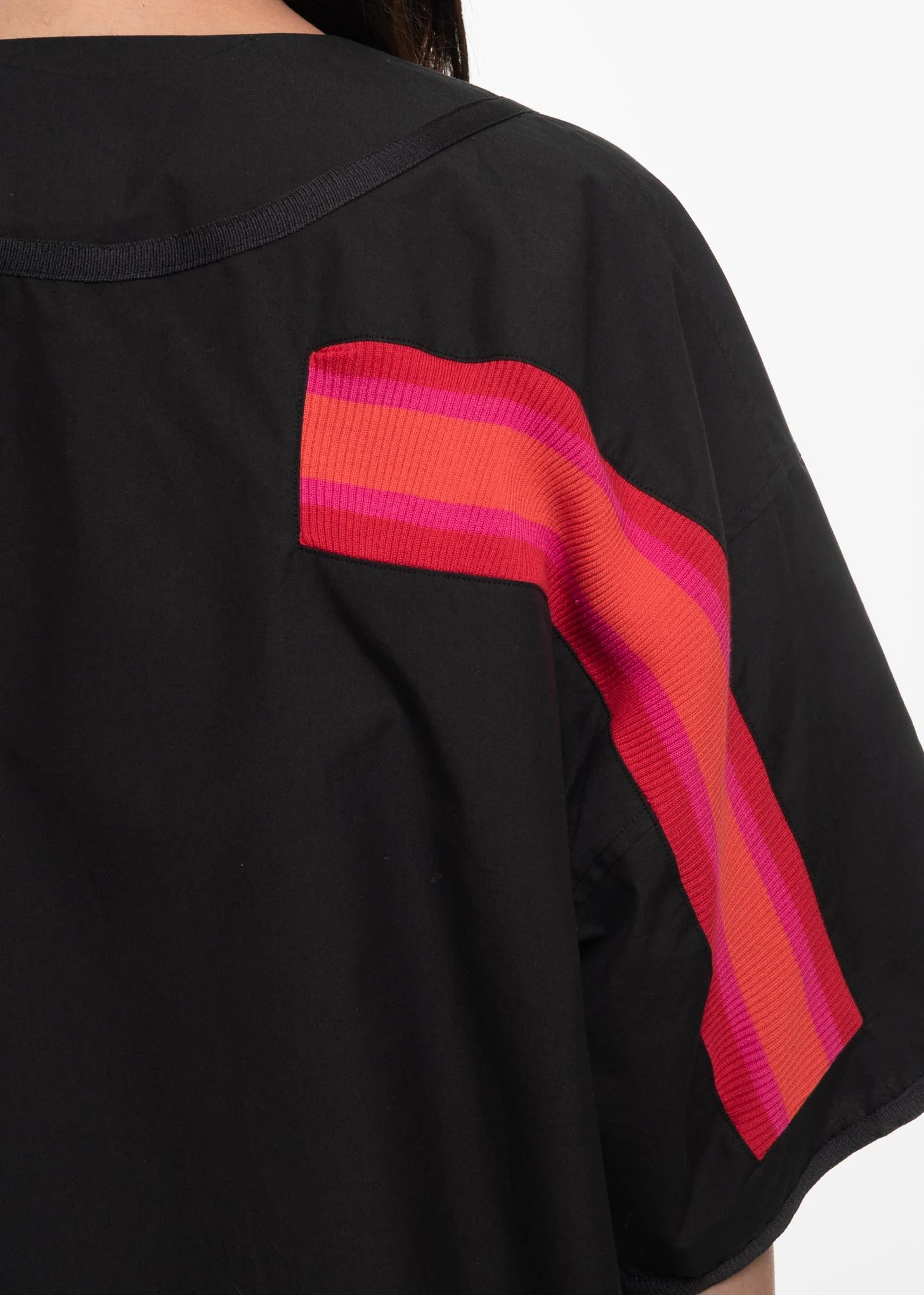 Black Rib Baseball Jersey - Image 3