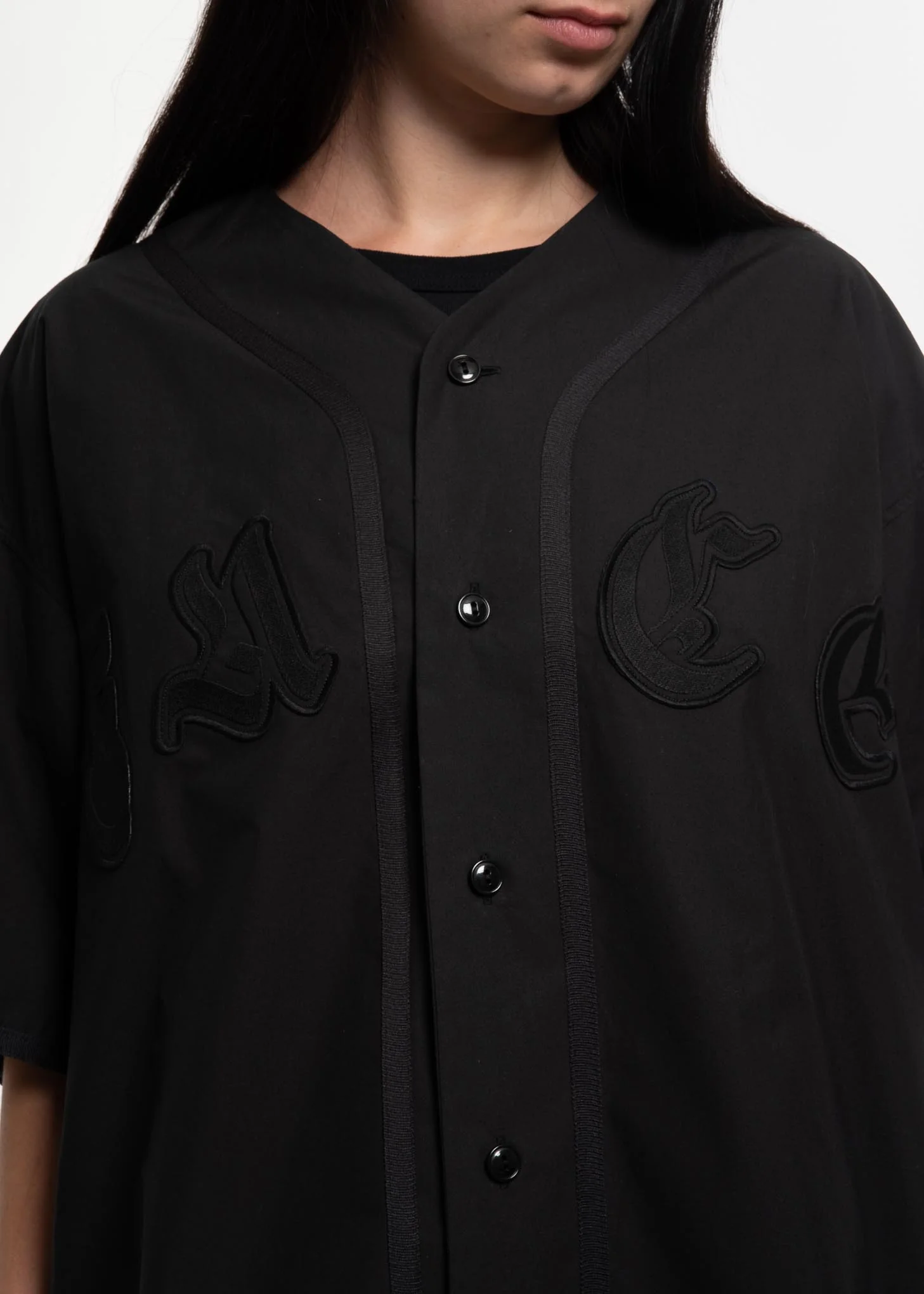Black Rib Baseball Jersey - Image 5