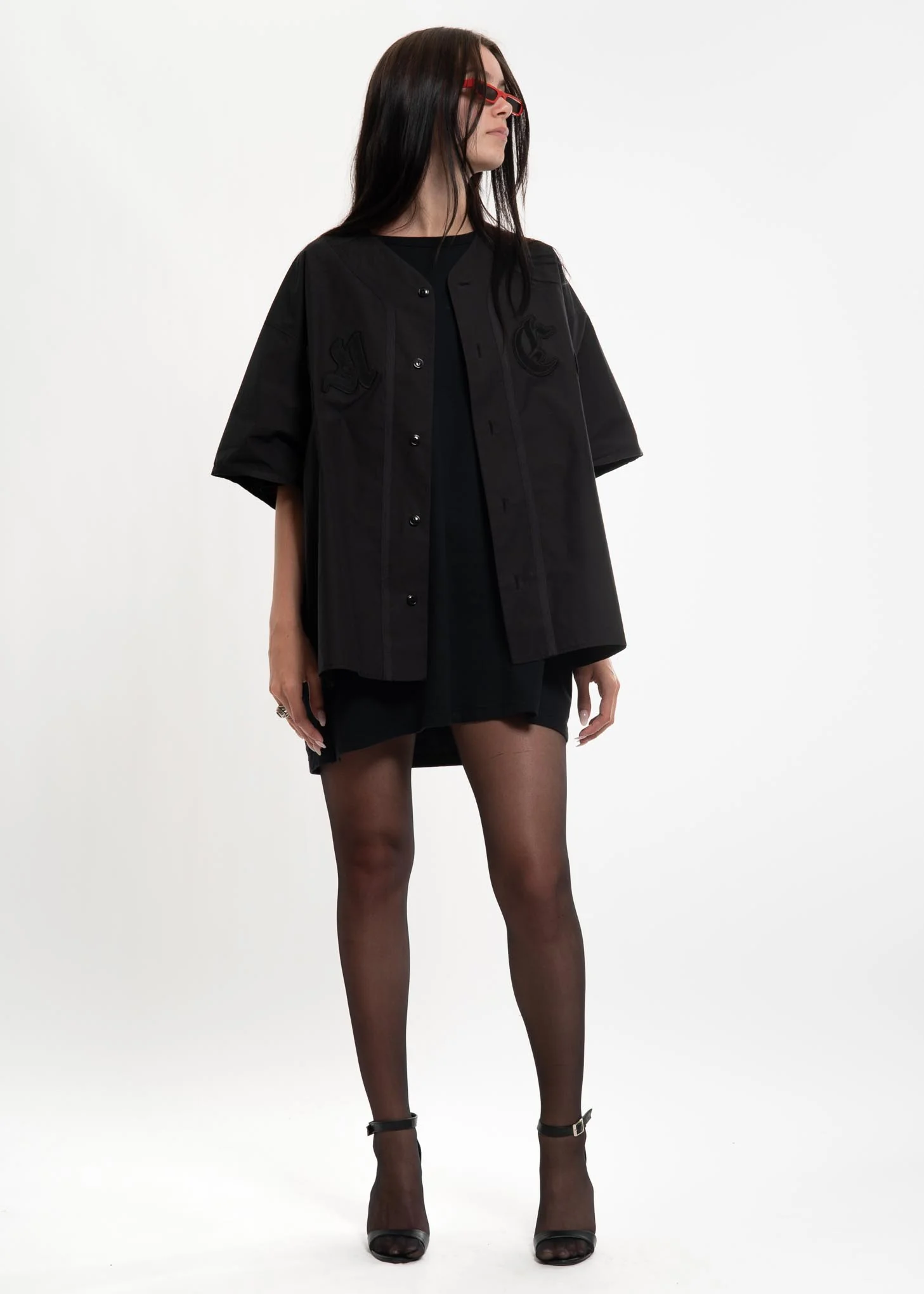 Black Rib Baseball Jersey - Image 6