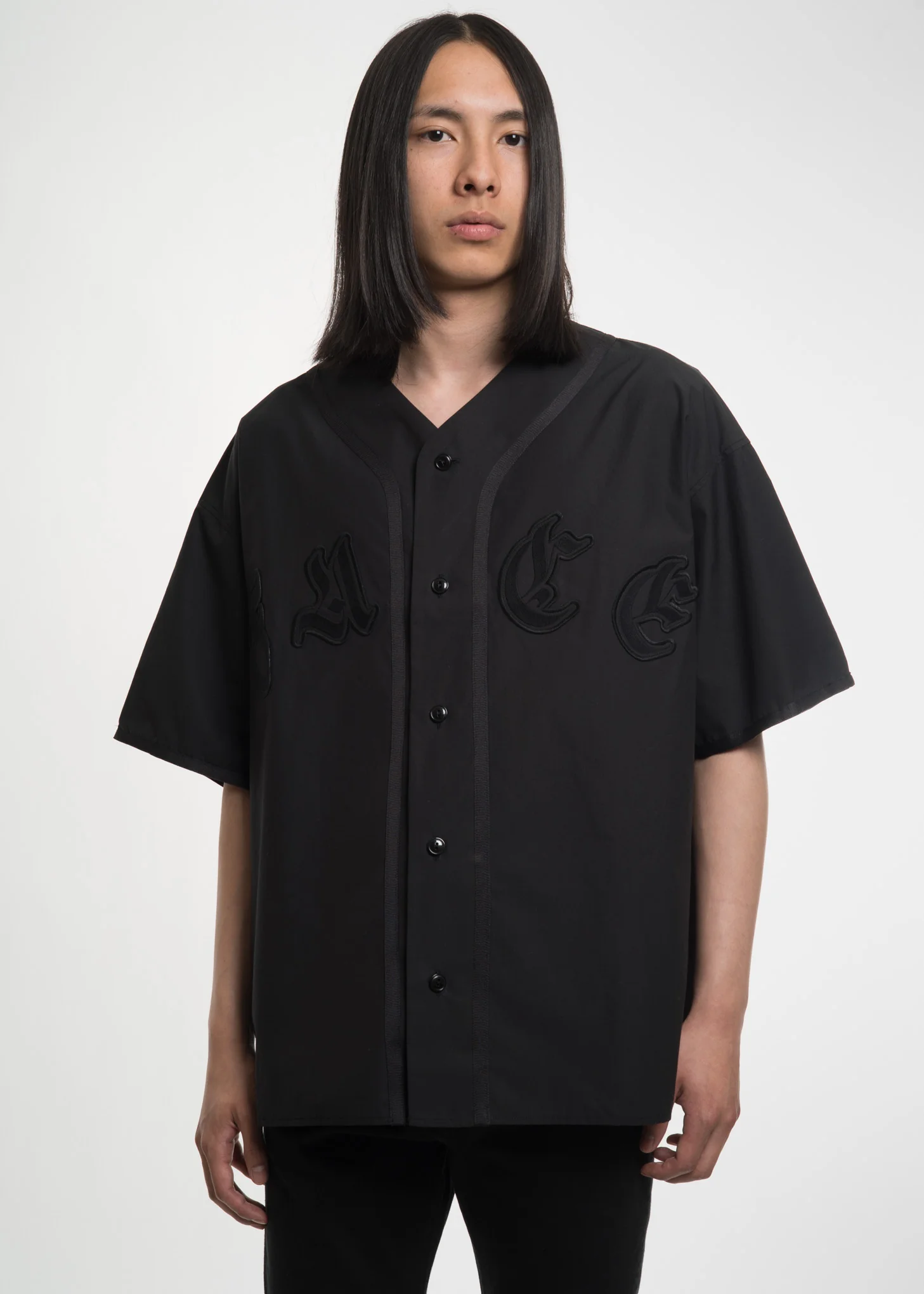 Black Rib Baseball Jersey