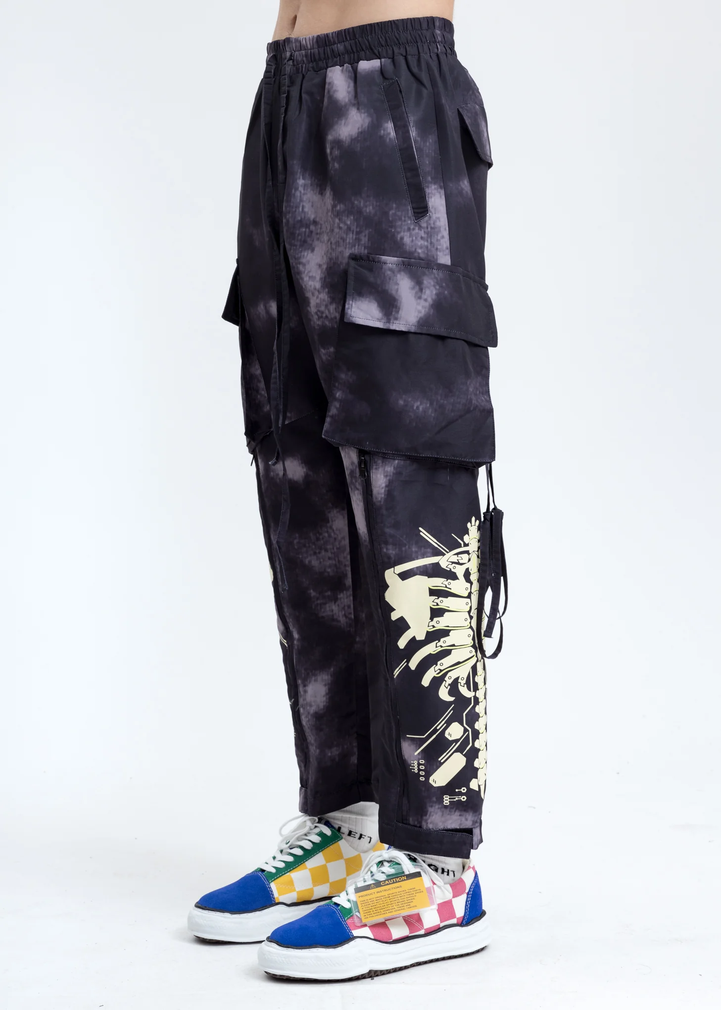 Black Ribcage Pants - Image 3