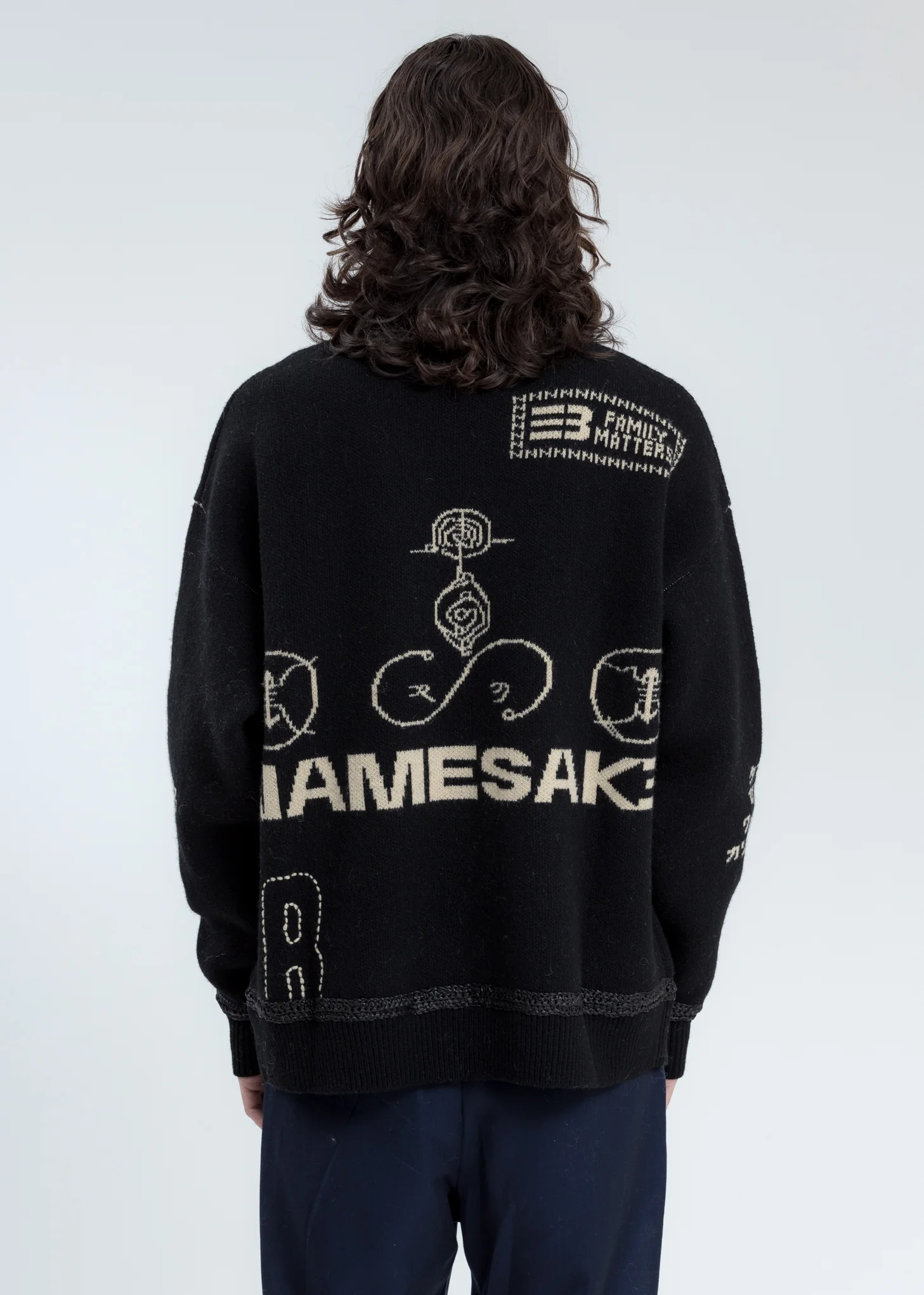 Black Roots Logo Sweater - Image 2