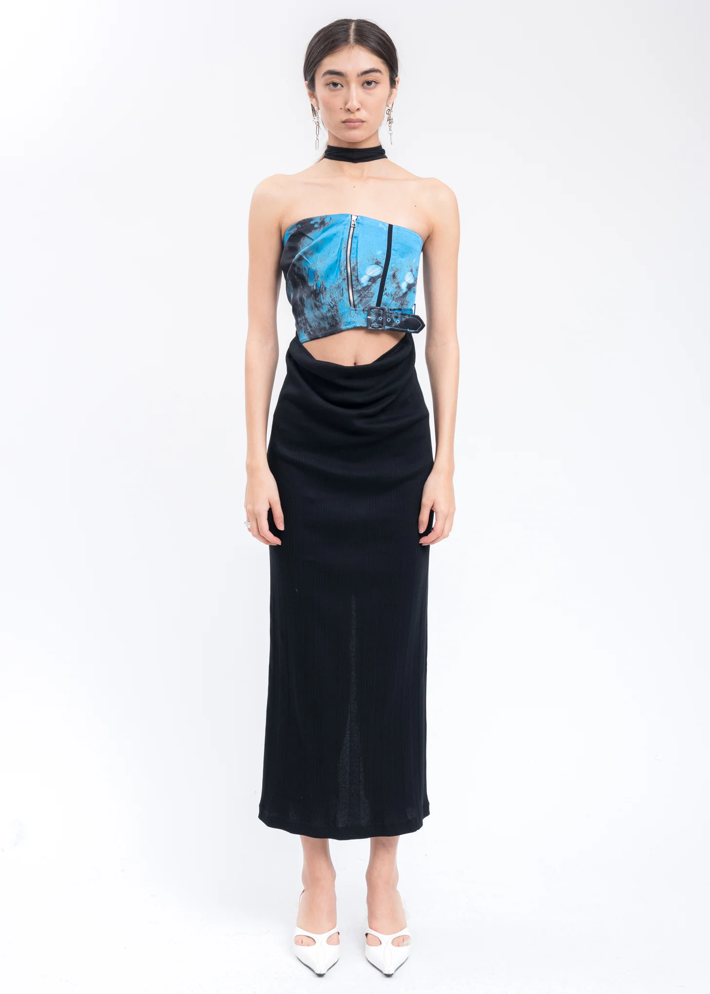 Black Round Neck Dress