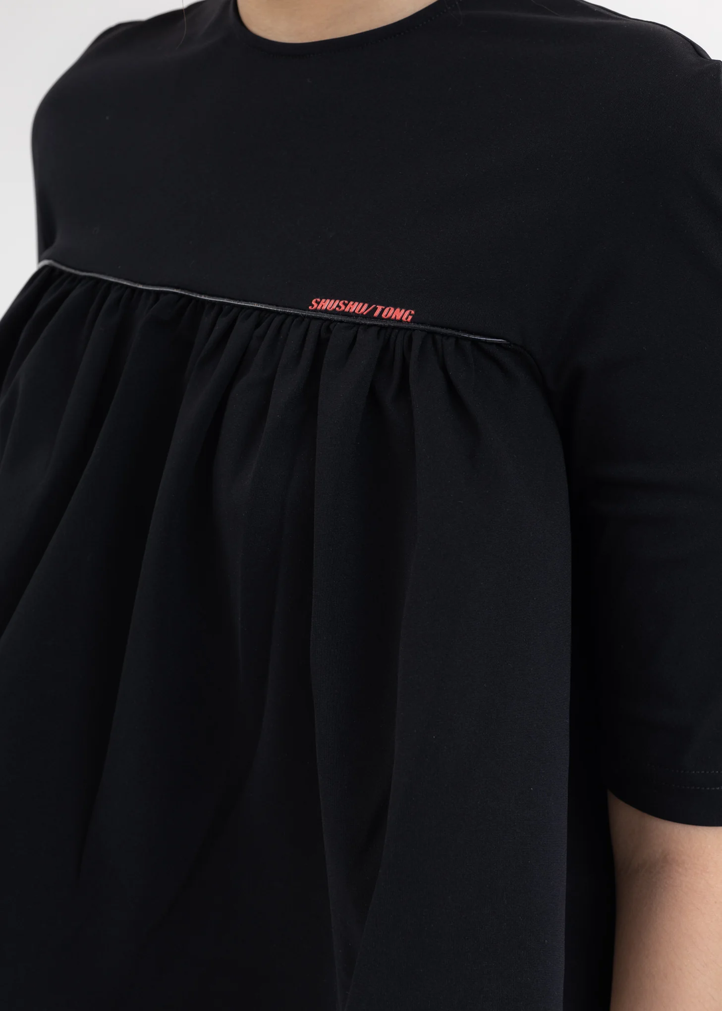 Black Round Neck Top - Image 4