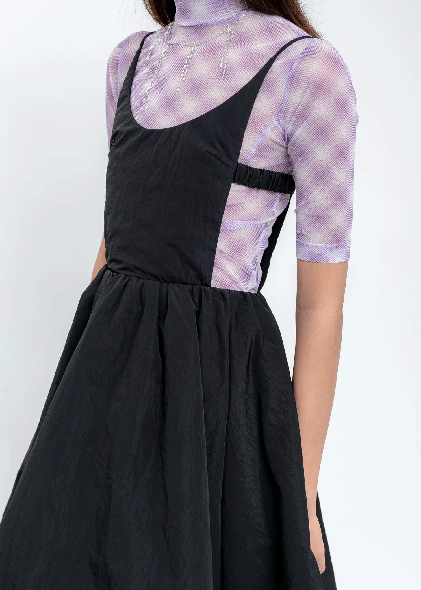 Black Ruffle Dress - Image 3