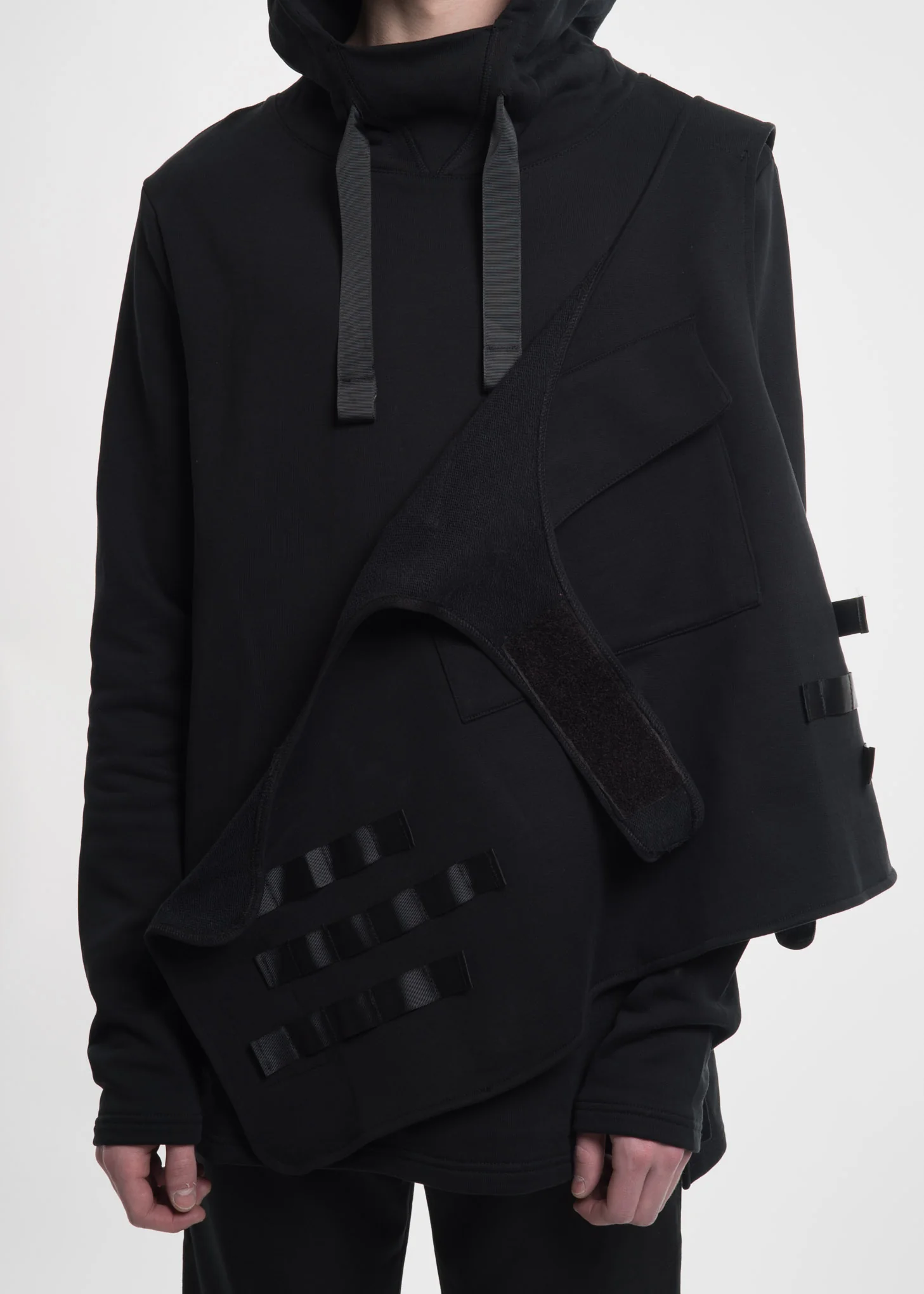 Black Ruscha Technical Hoodie - Image 2