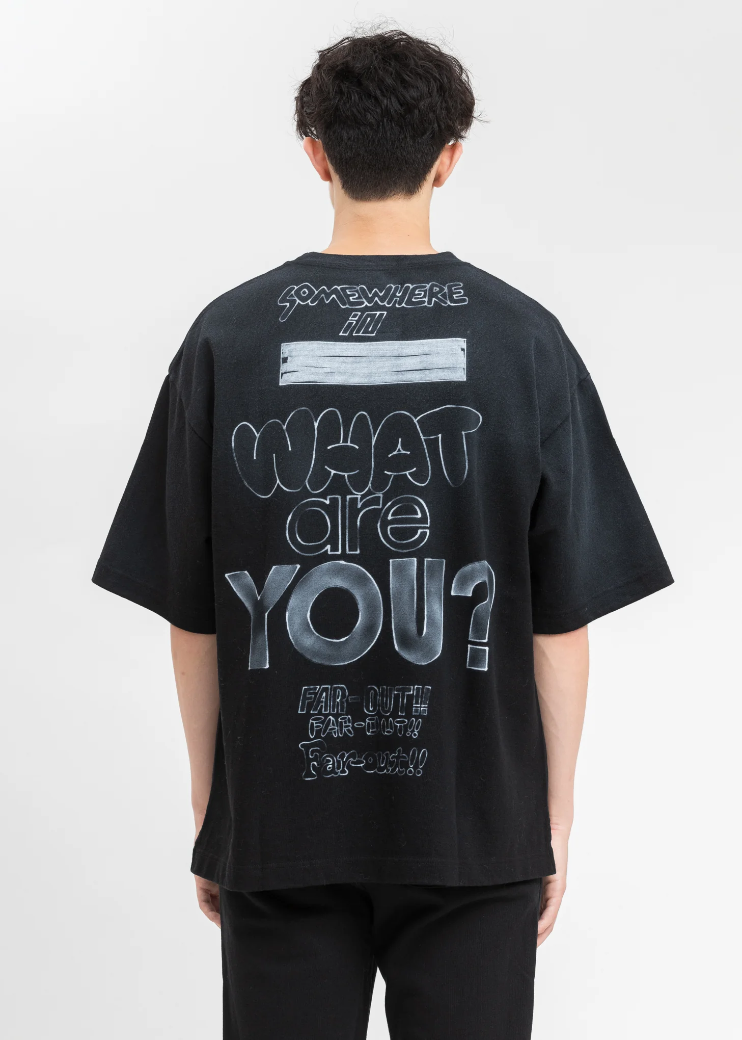 Black SMR Printed T-Shirt - Image 2
