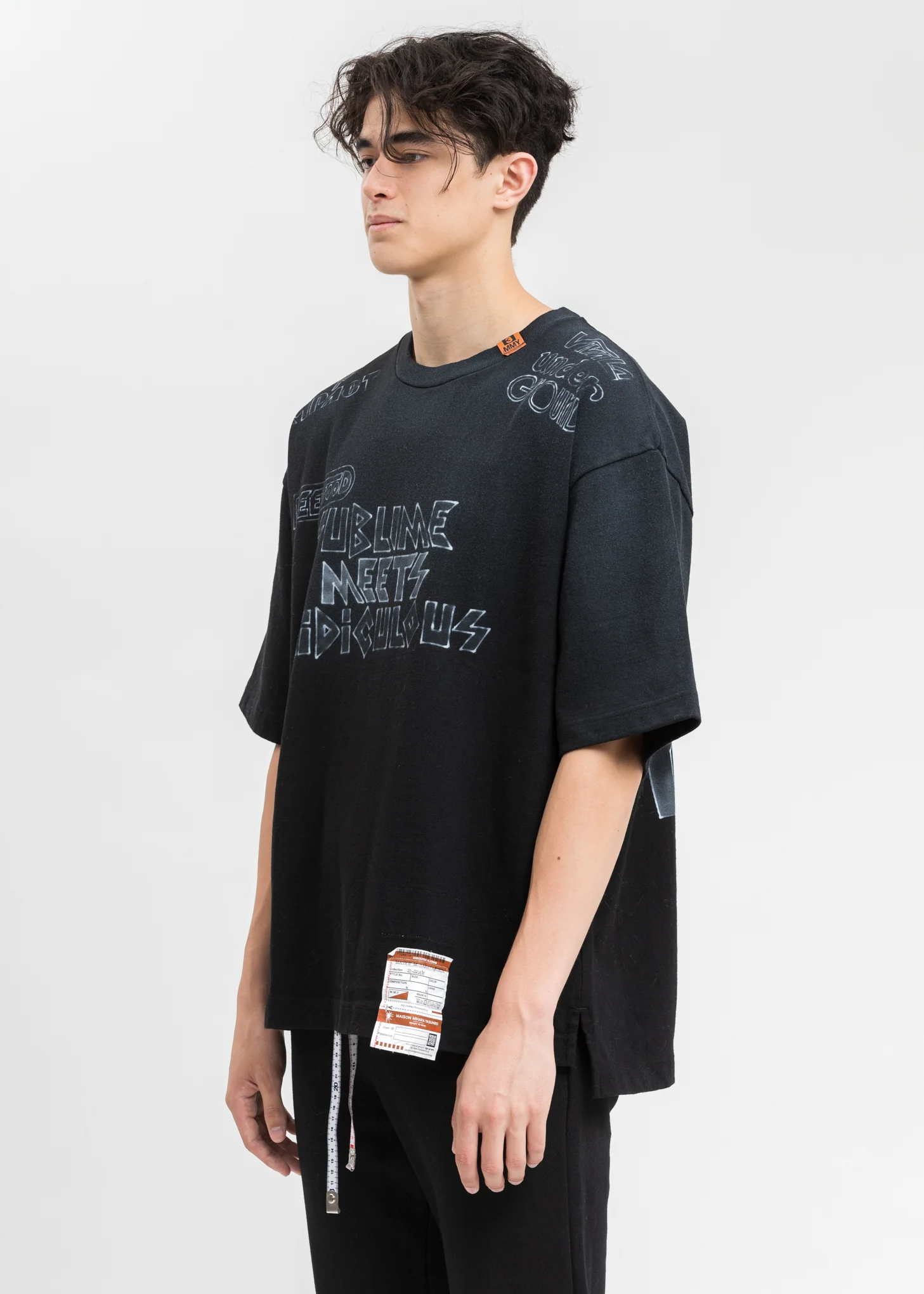 Black SMR Printed T-Shirt - Image 3
