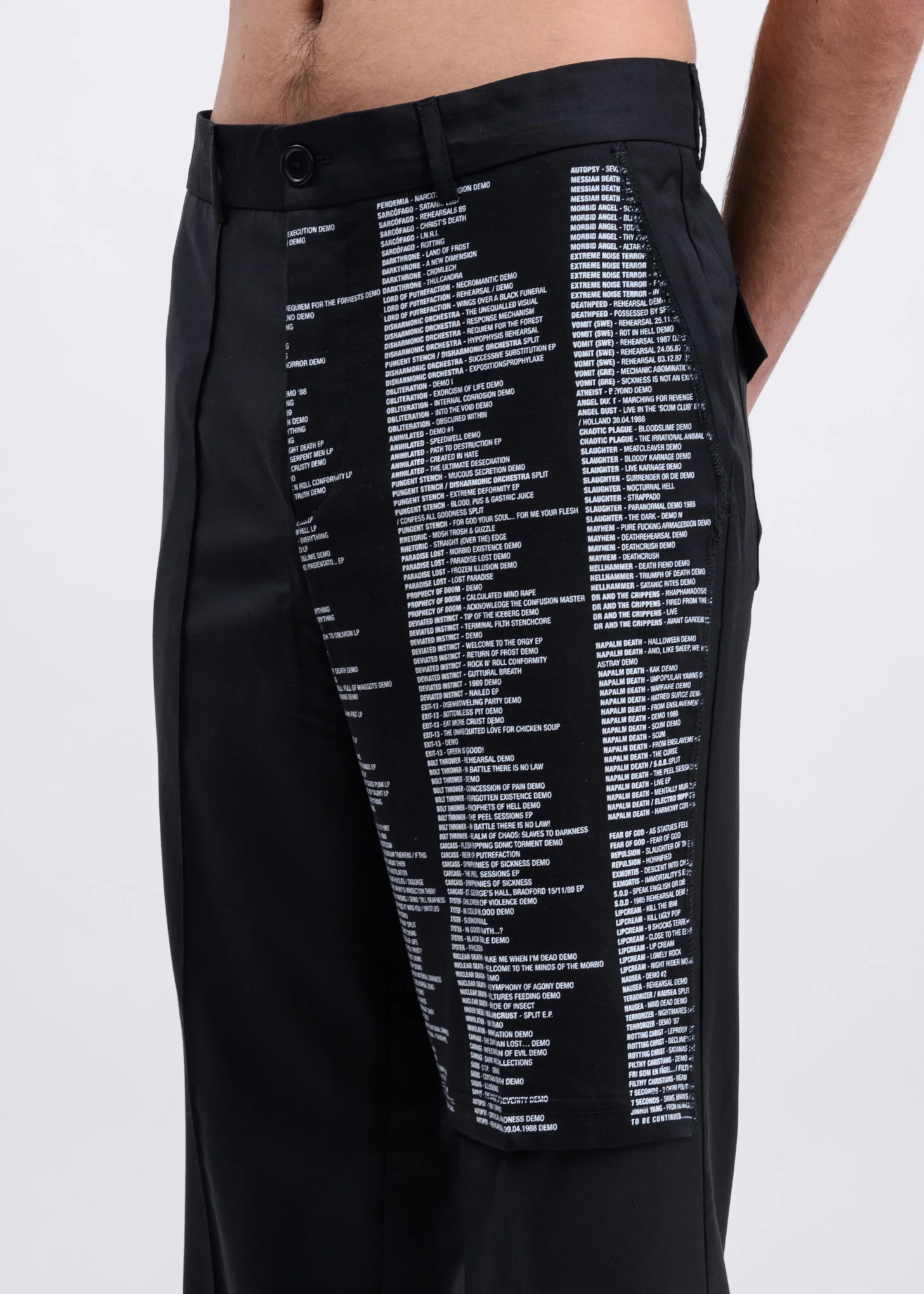 Black Samizdat  Trousers - Image 3