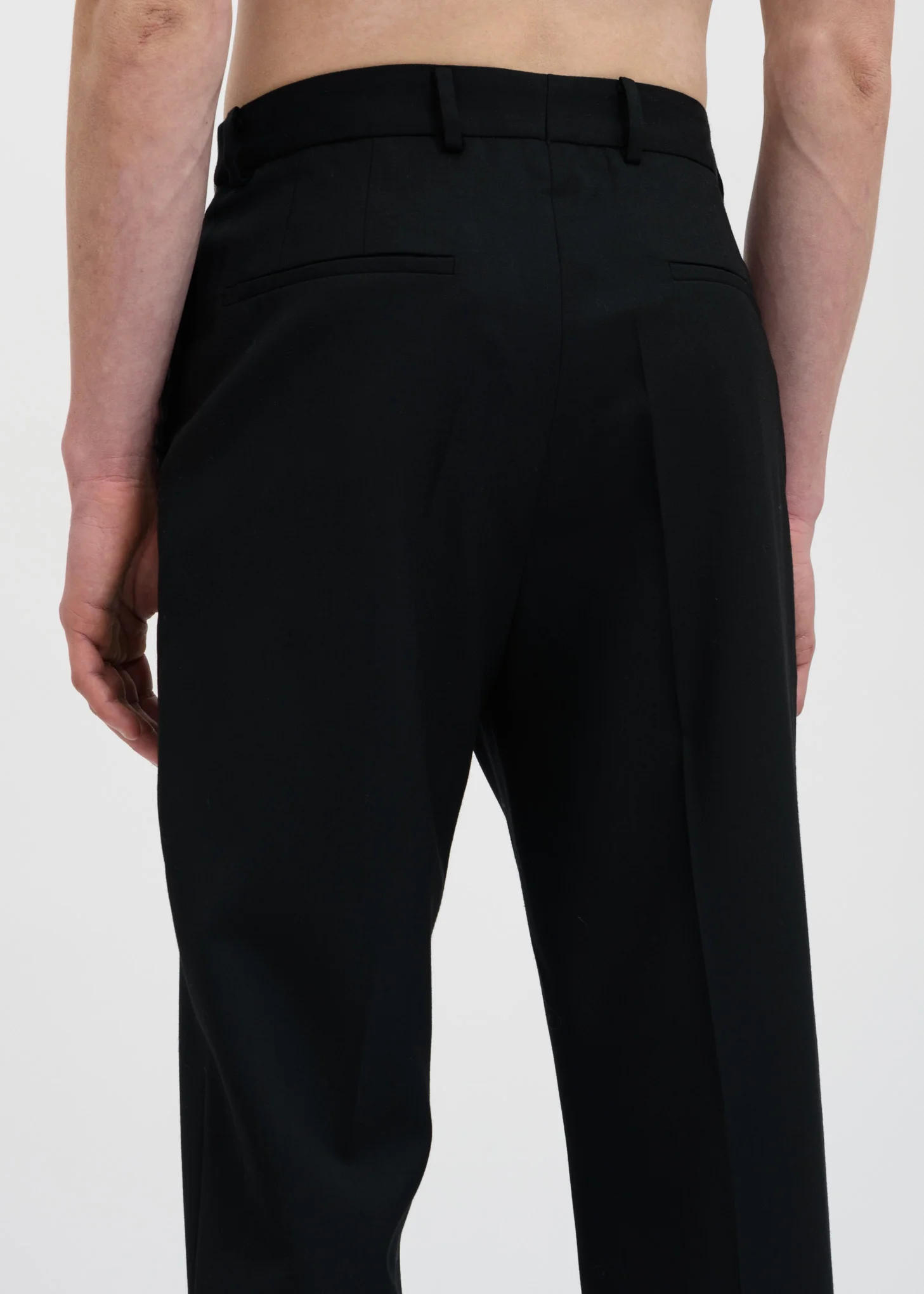 Black Samson Moto Leather Trouser - Image 4