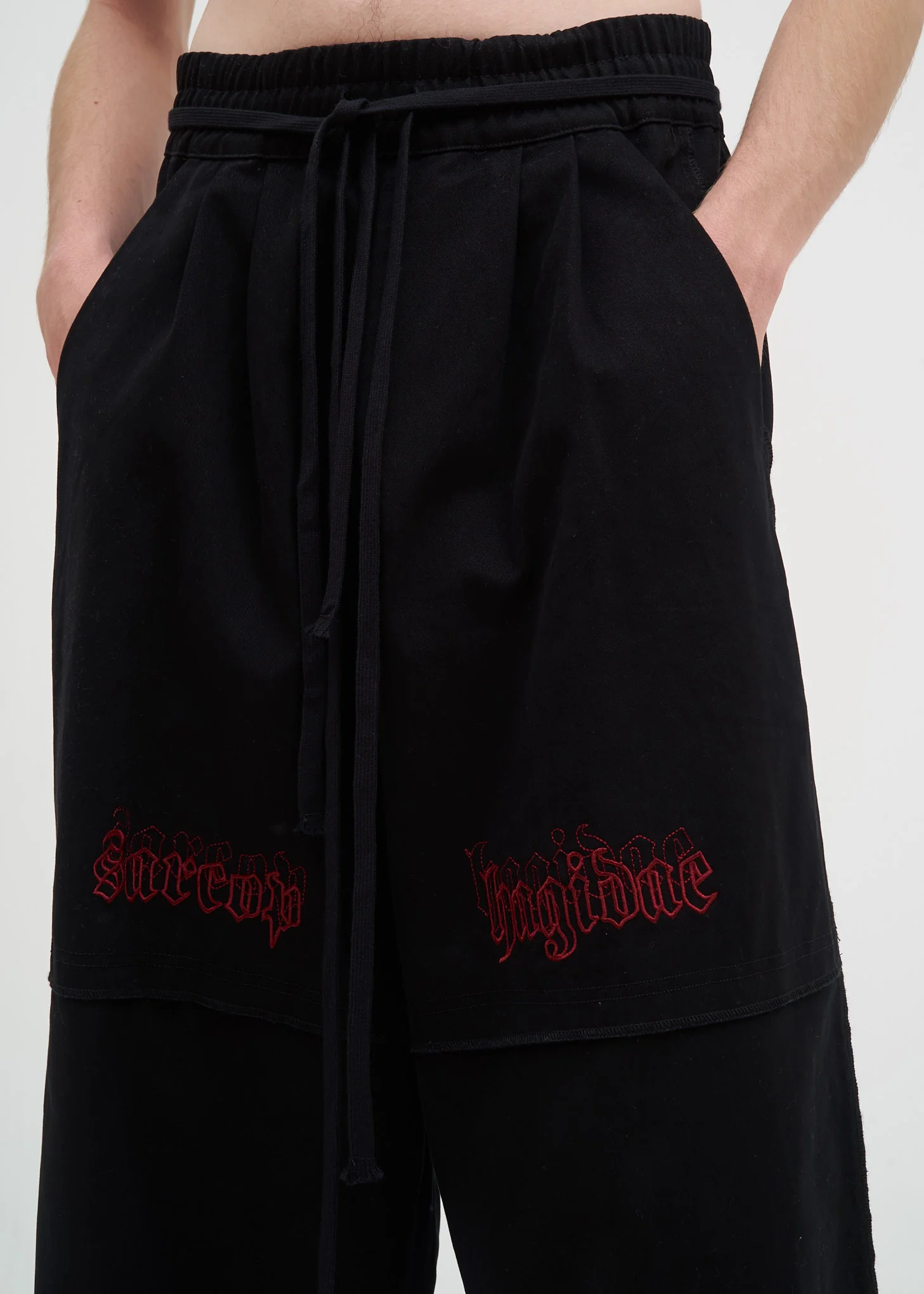 Black Sarcohagidae Trousers - Image 4