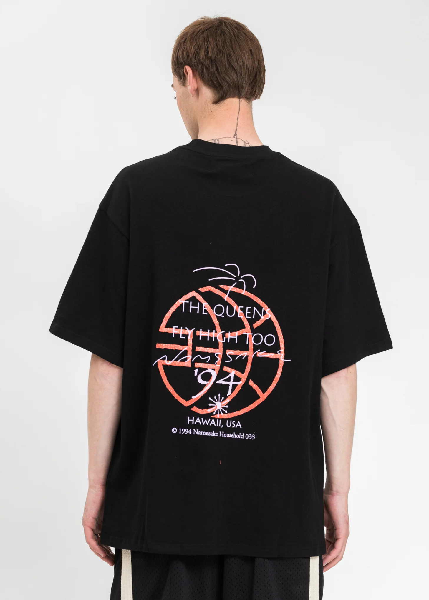 Black Sava Oversized Vacay T-Shirt - Image 2