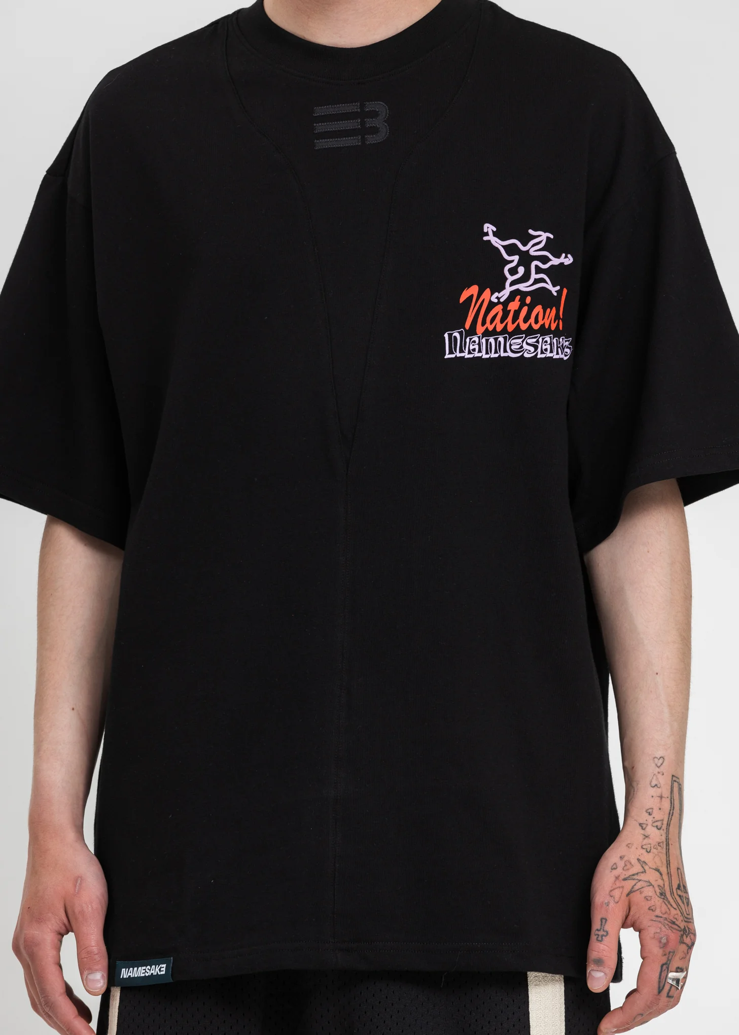 Black Sava Oversized Vacay T-Shirt - Image 4