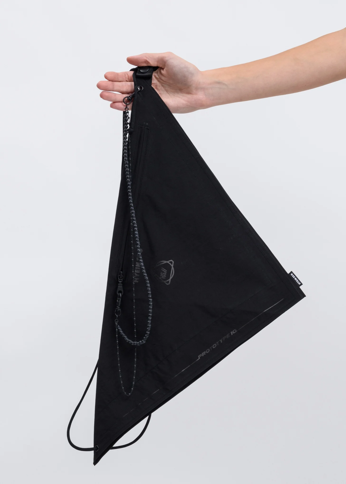 Black Scarf Bag