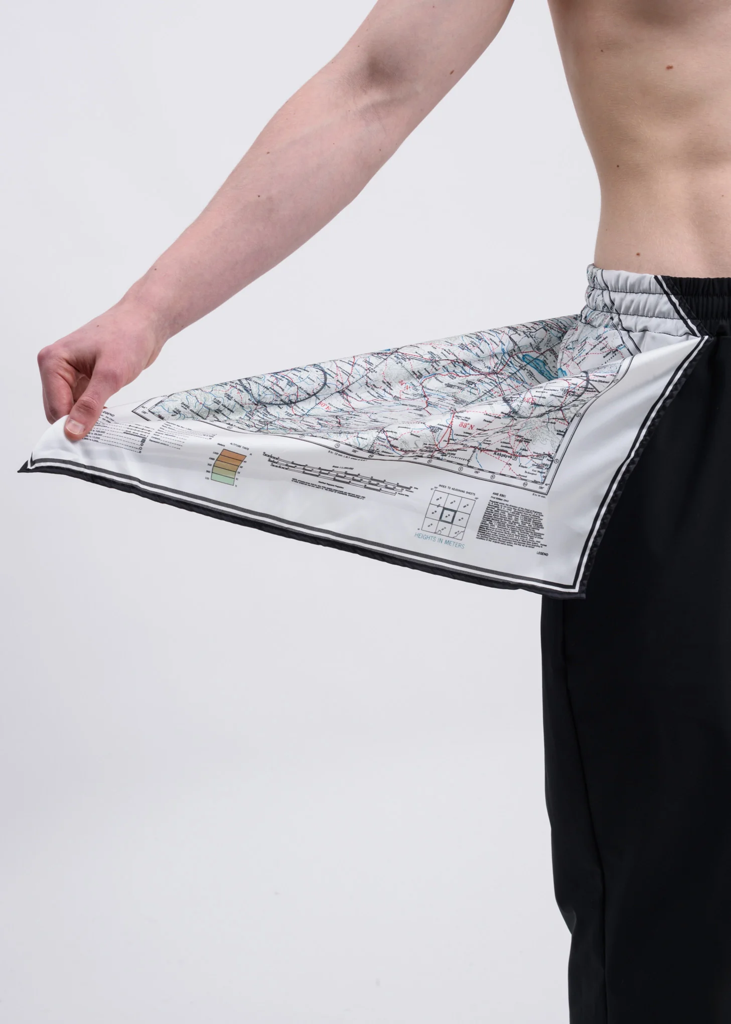 Black Scarf Pants - Image 5