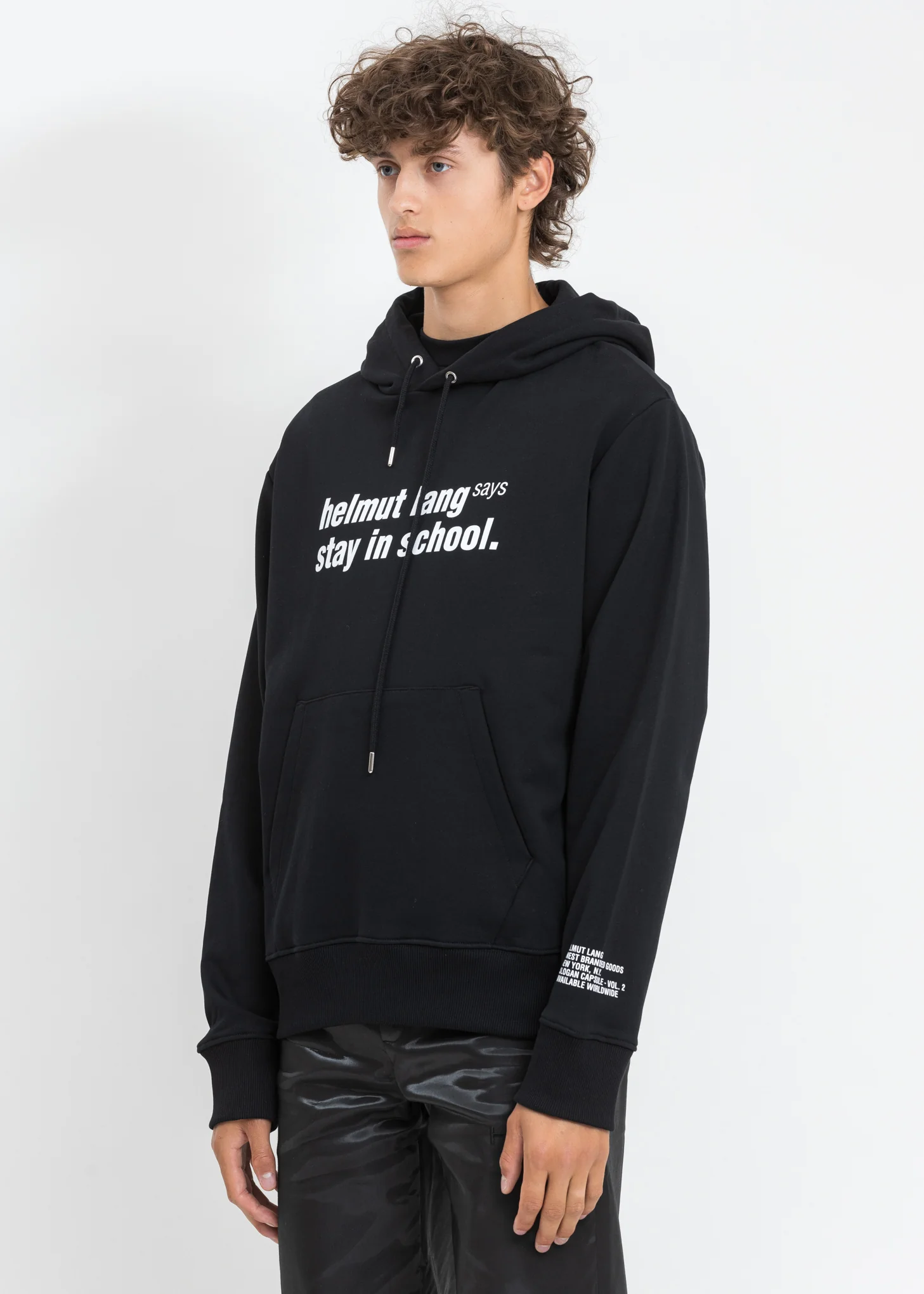 Black Stay In School Hoodie - Image 3