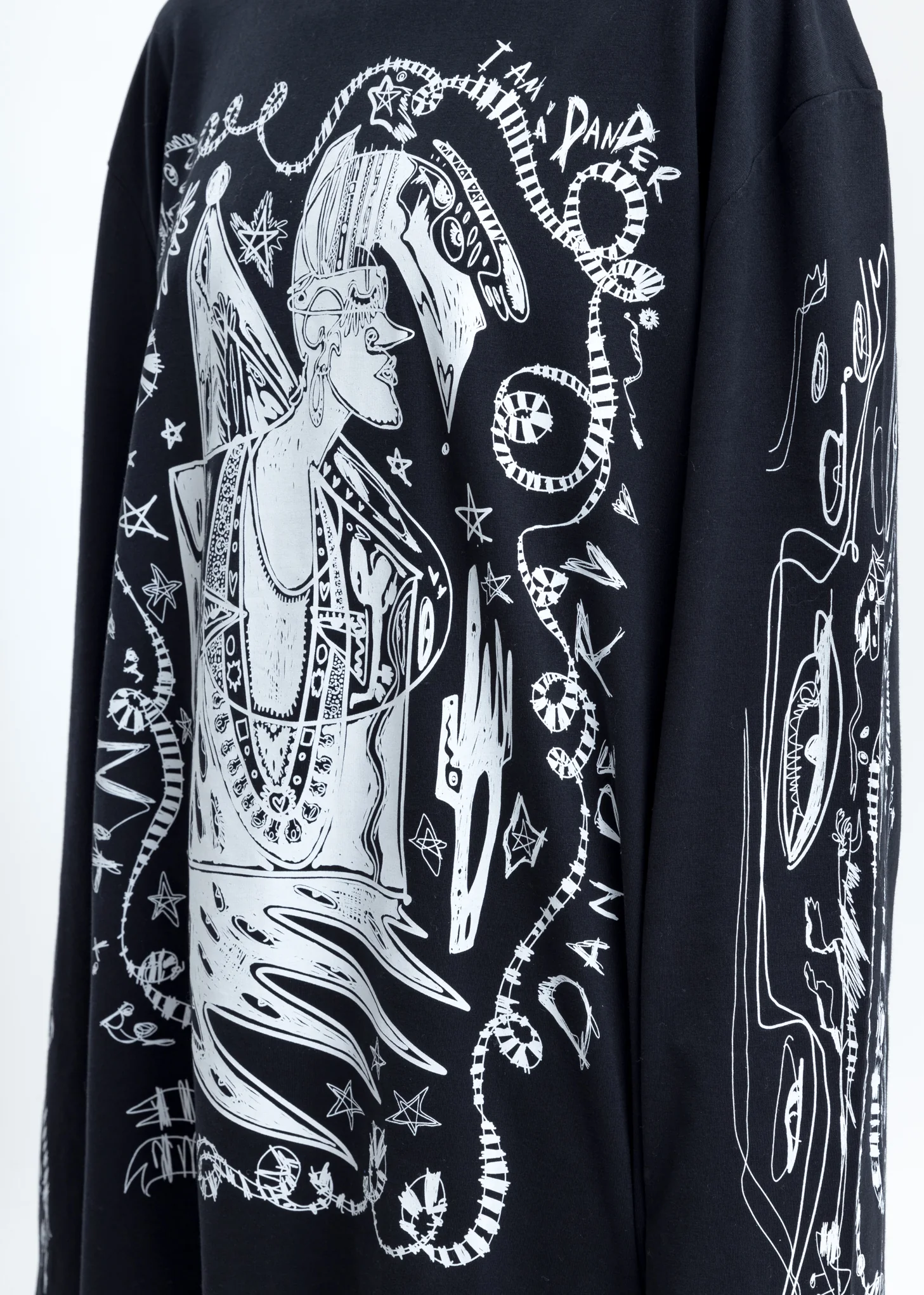 Black Screen Print Long Sleeve - Image 6
