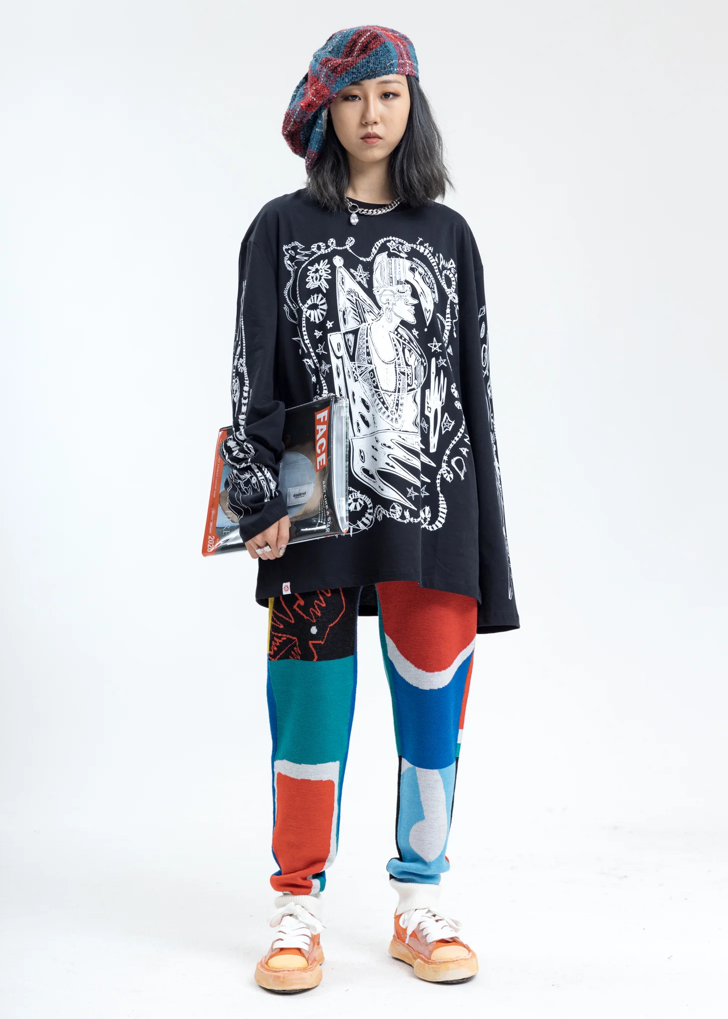 Black Screen Print Long Sleeve - Image 7