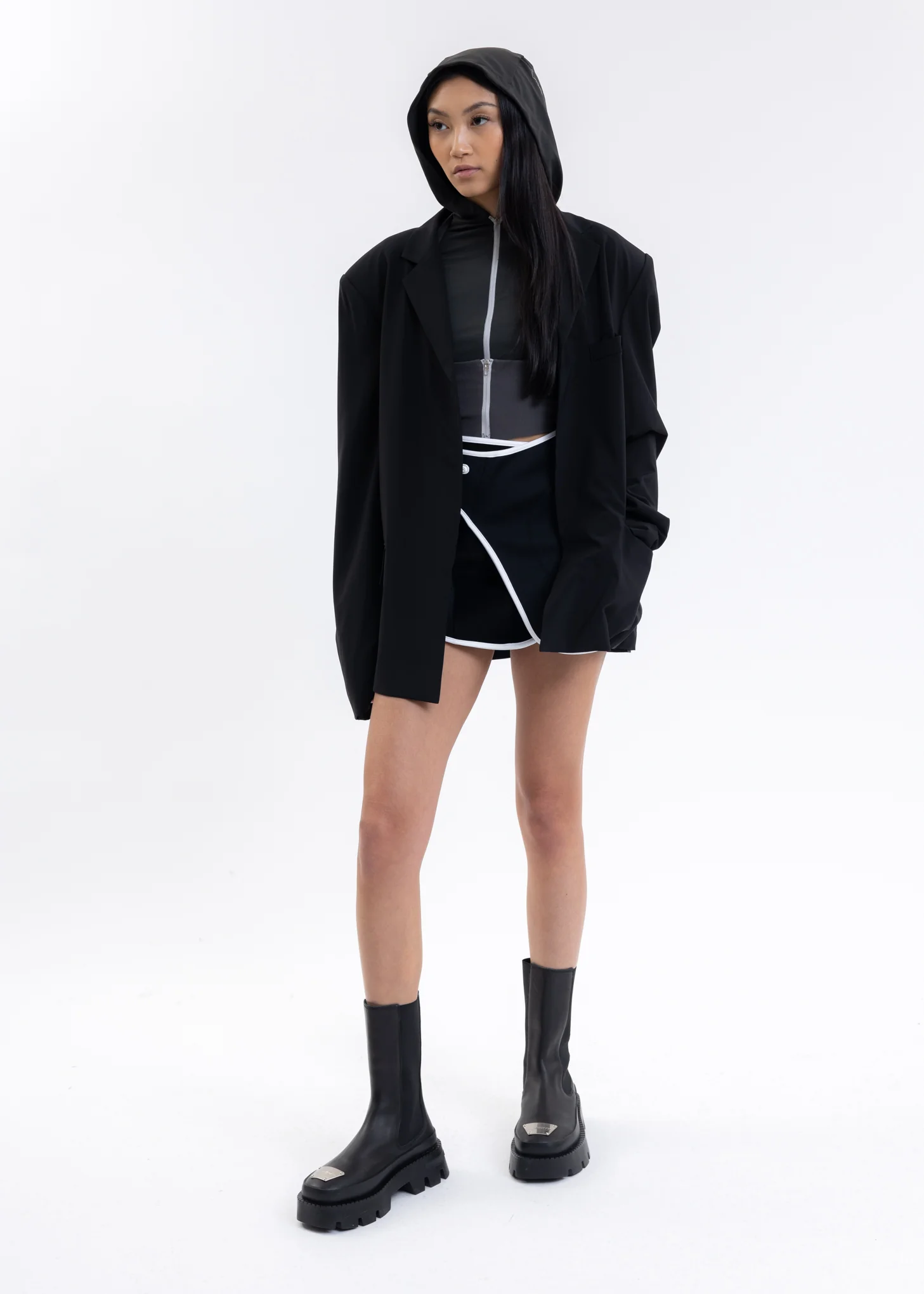 Black SCUBA SKIRT - Image 6