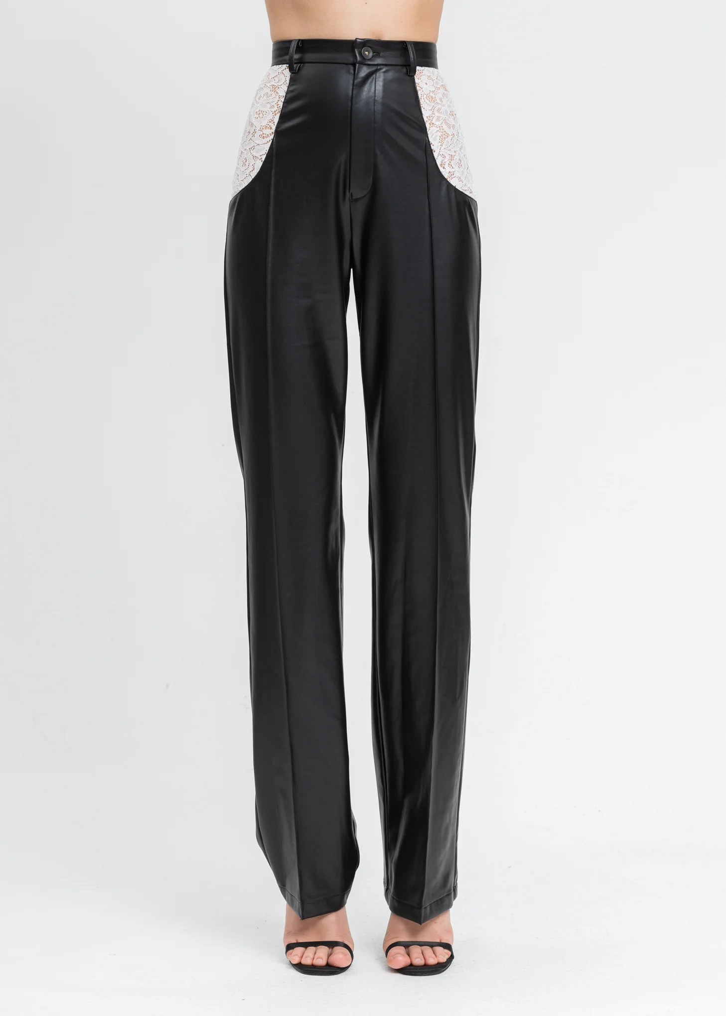 Black See Through Pants