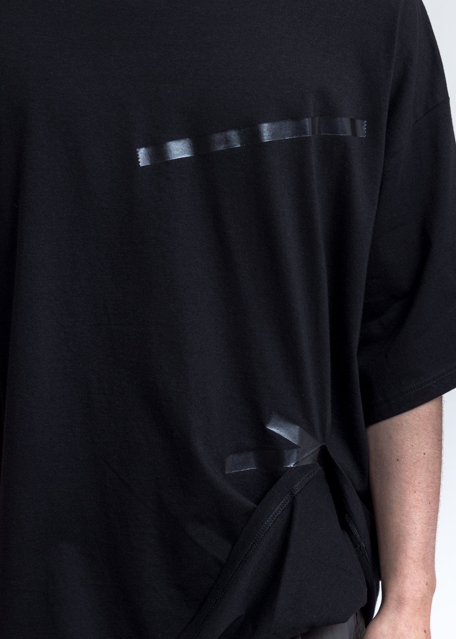 Black Sellotape Big Tee - Image 2