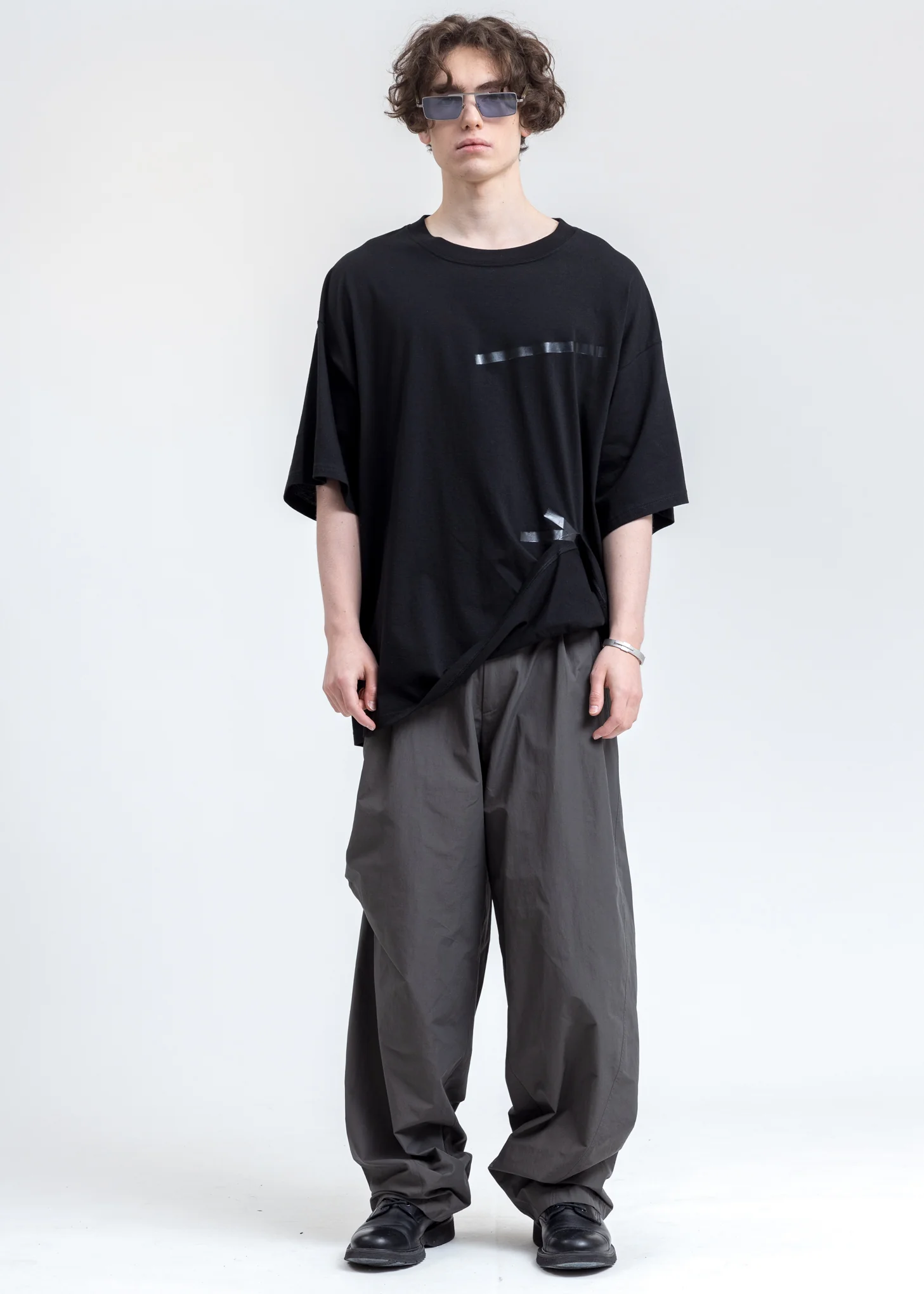 Black Sellotape Big Tee - Image 5