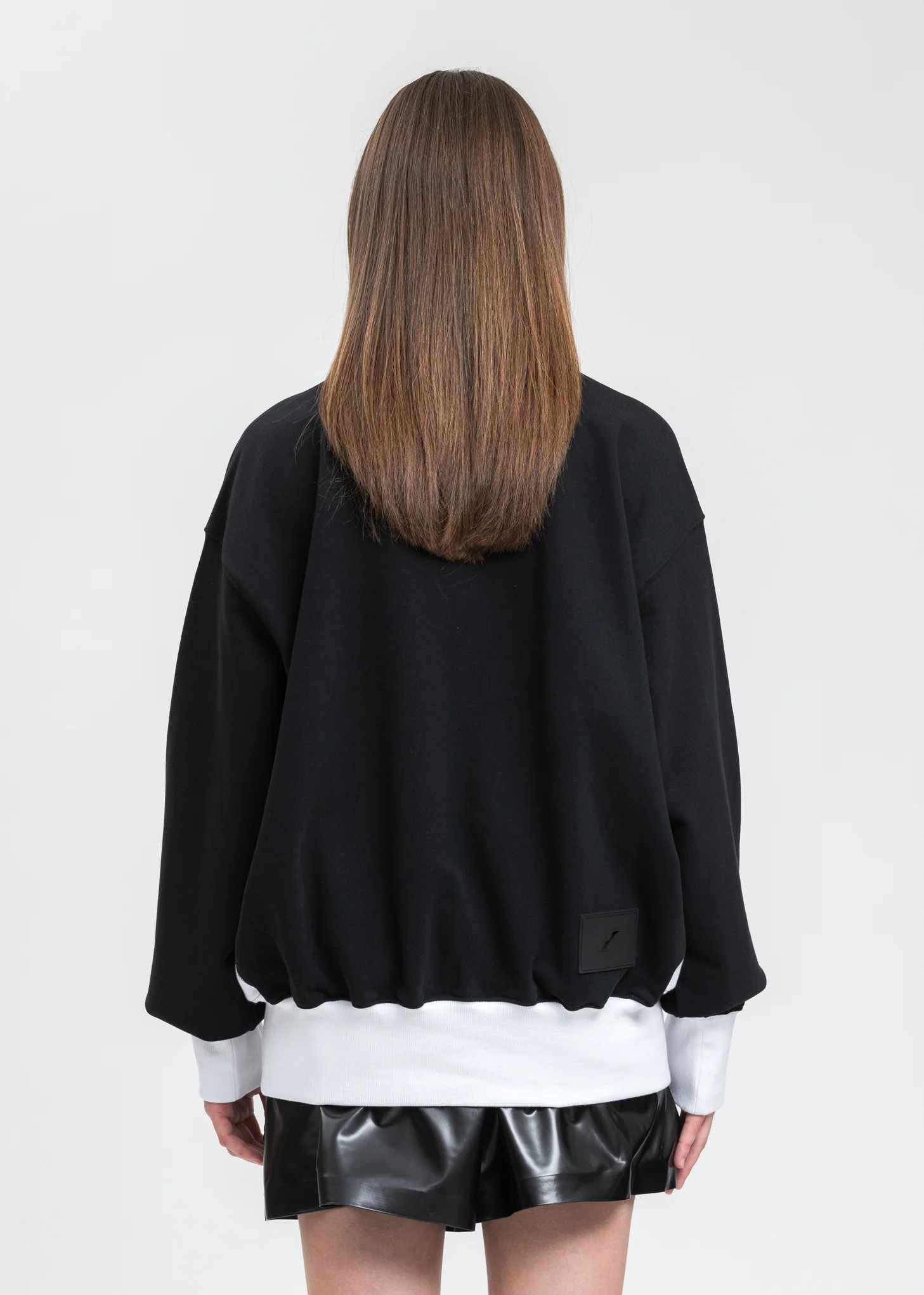 Black Sequin Logo Sweater - Image 3