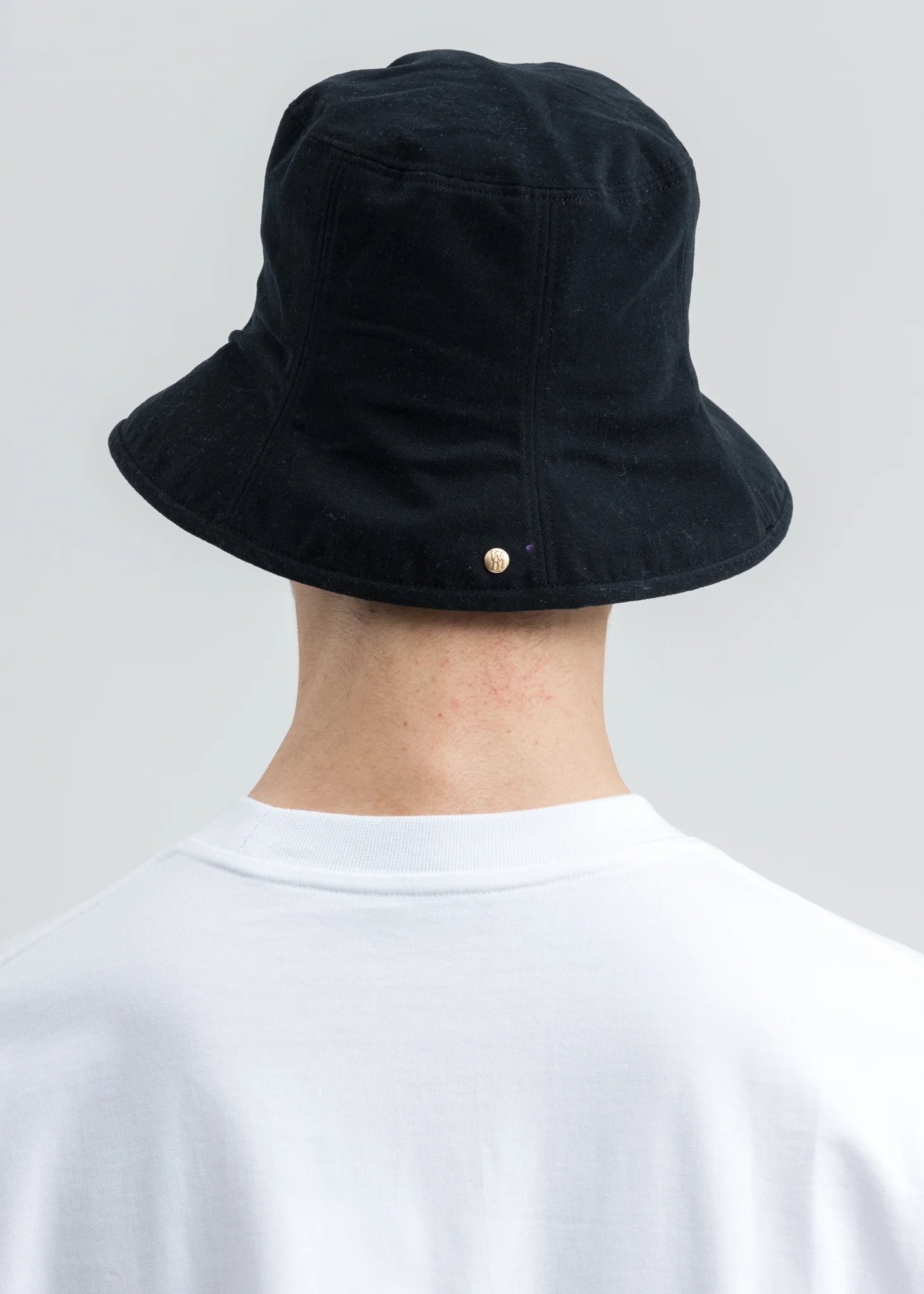 Black Seven Panel Bucket Hat - Image 2