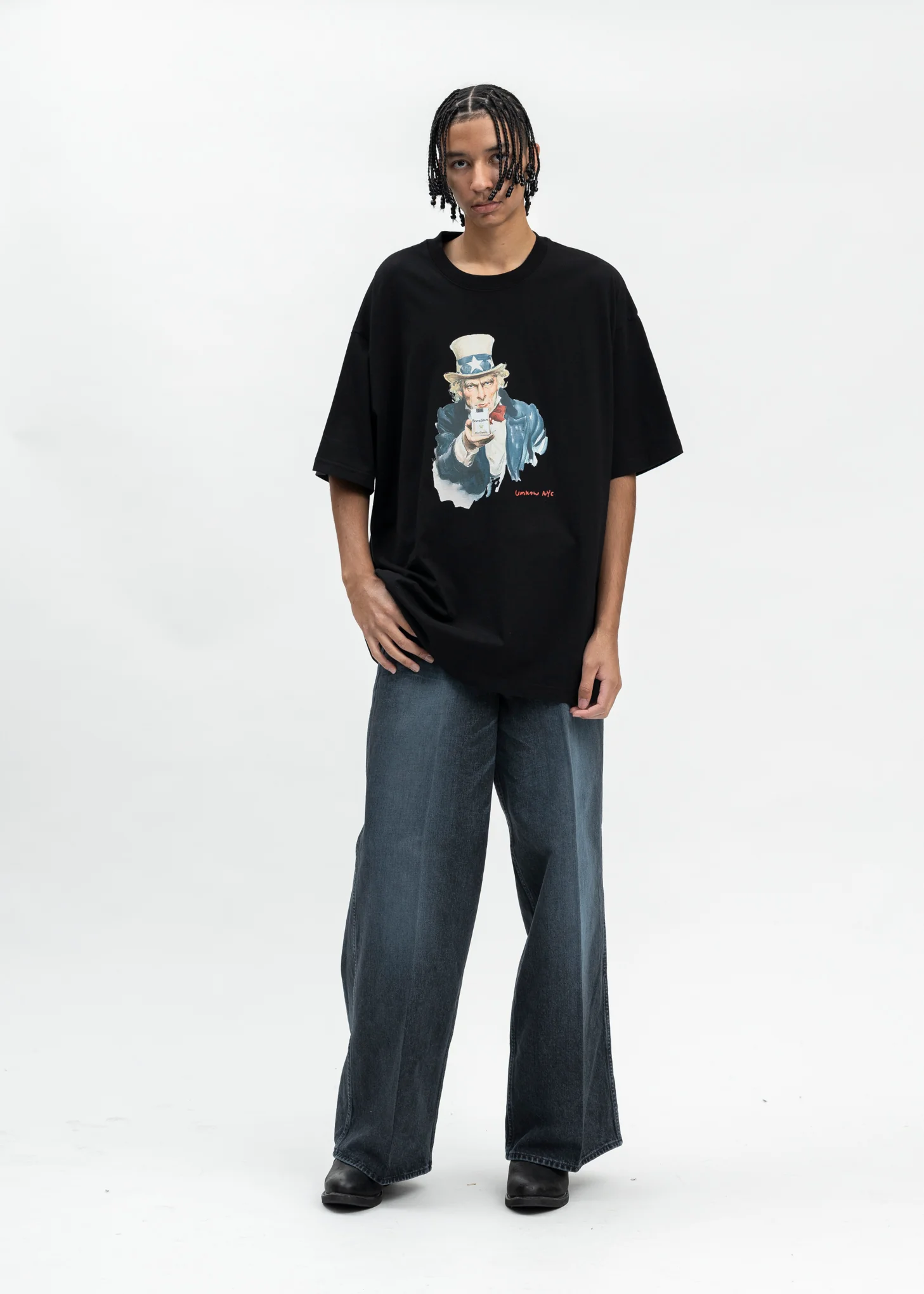 BLACK I WANT YOU SEVEN STARS T-SHIRT - Image 5