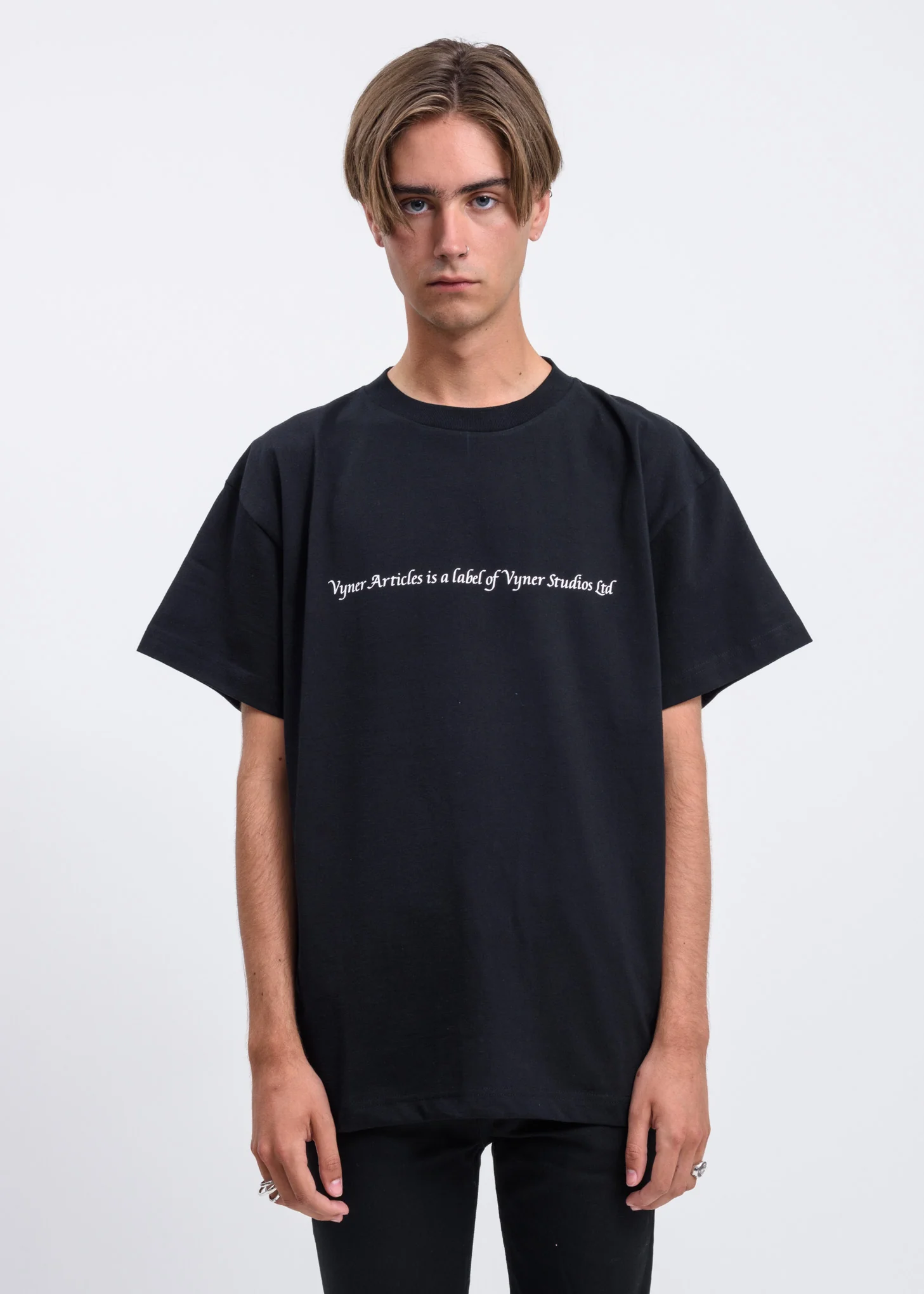 Black Shepherd Print T-Shirt - Image 2