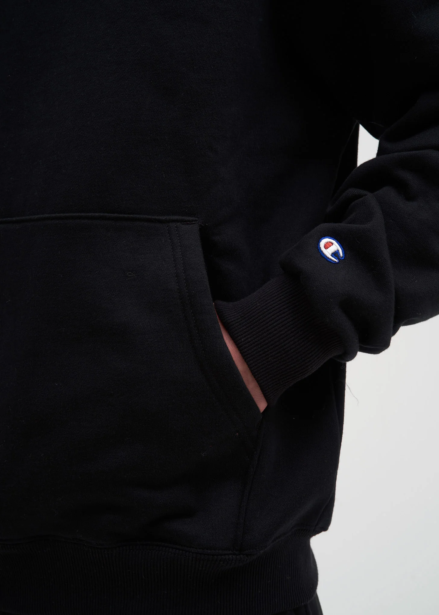 Black Sherpa Lined Hoodie - Image 6