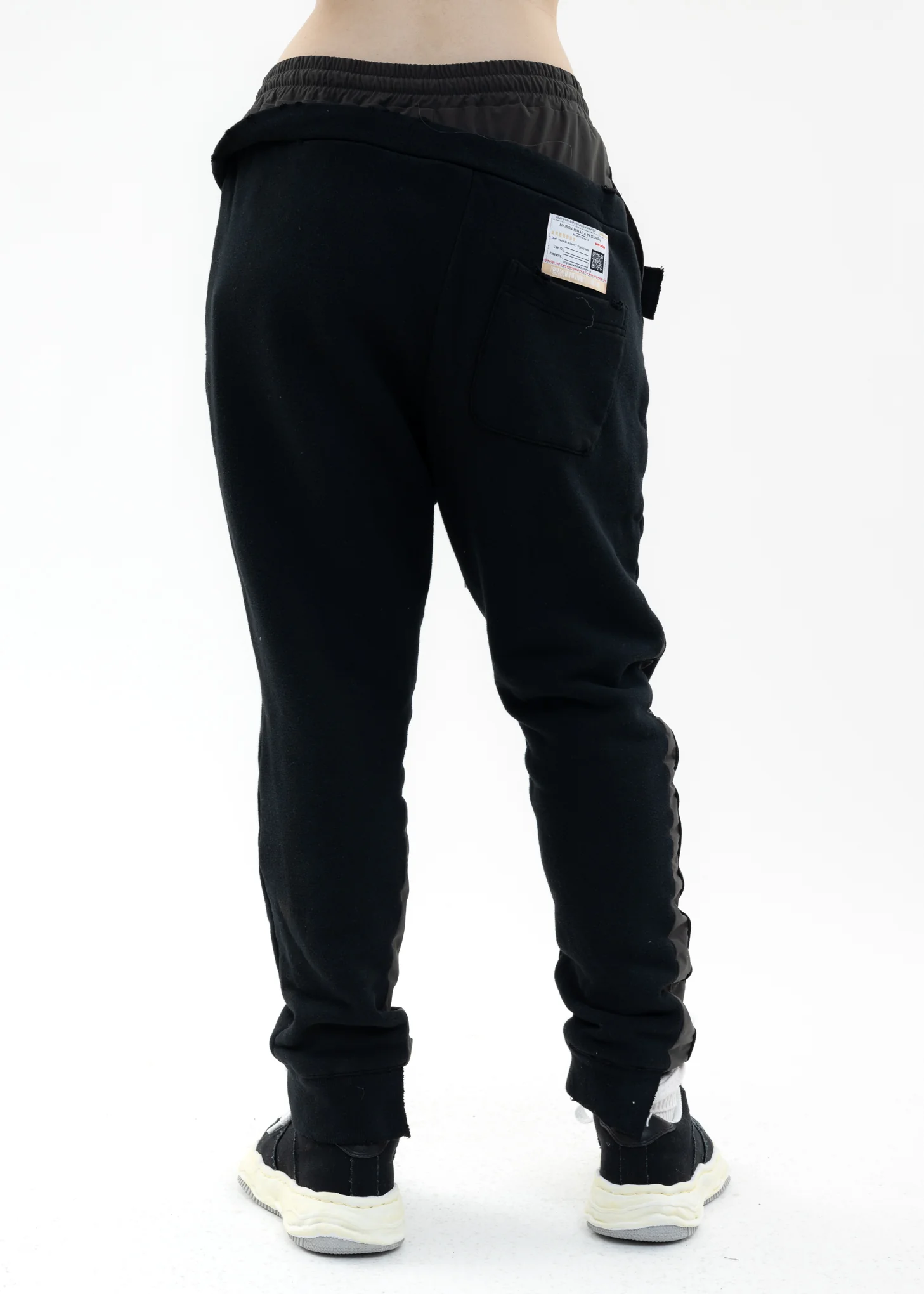 Black Shift Side Combined Pants - Image 3