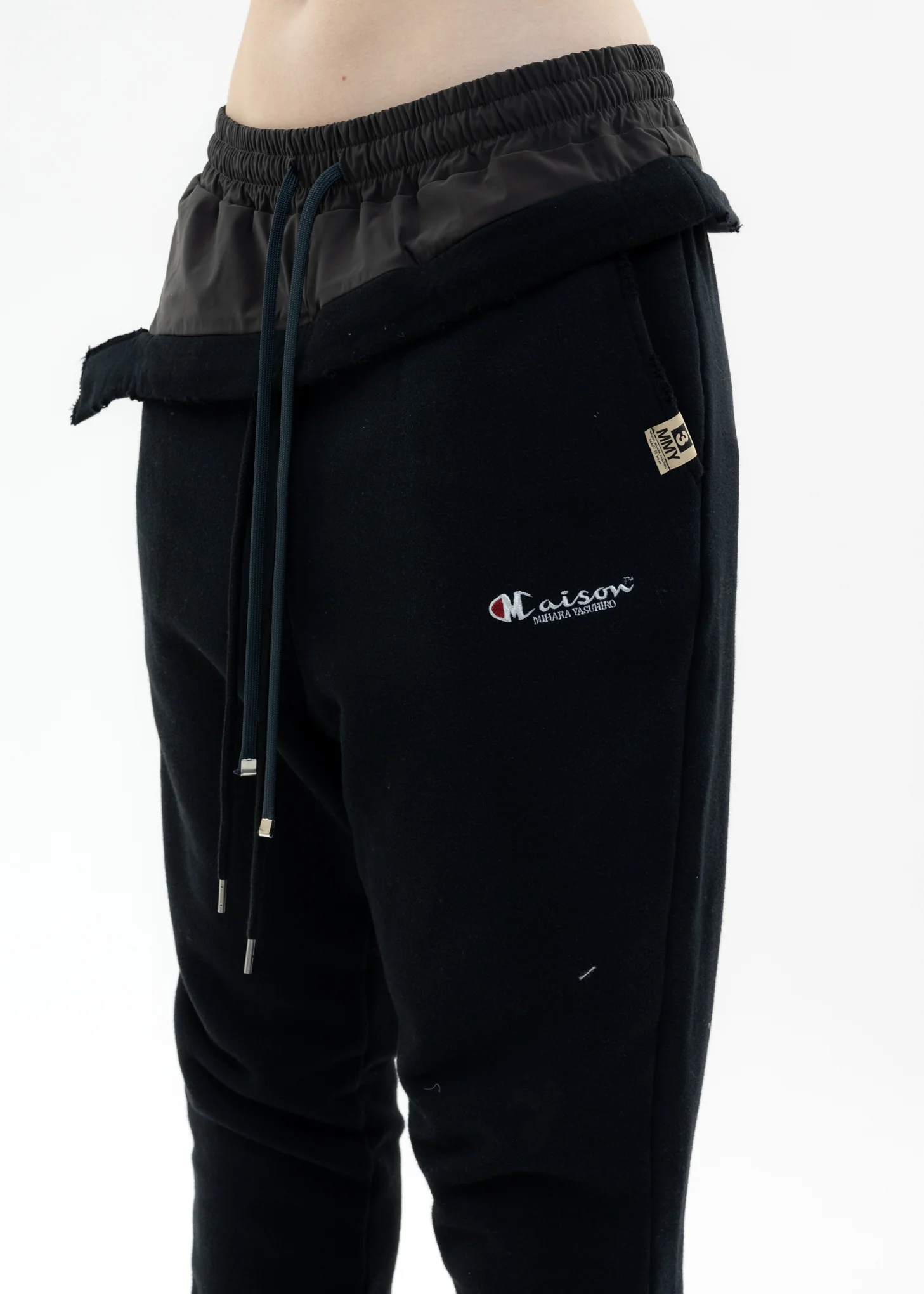 Black Shift Side Combined Pants - Image 5