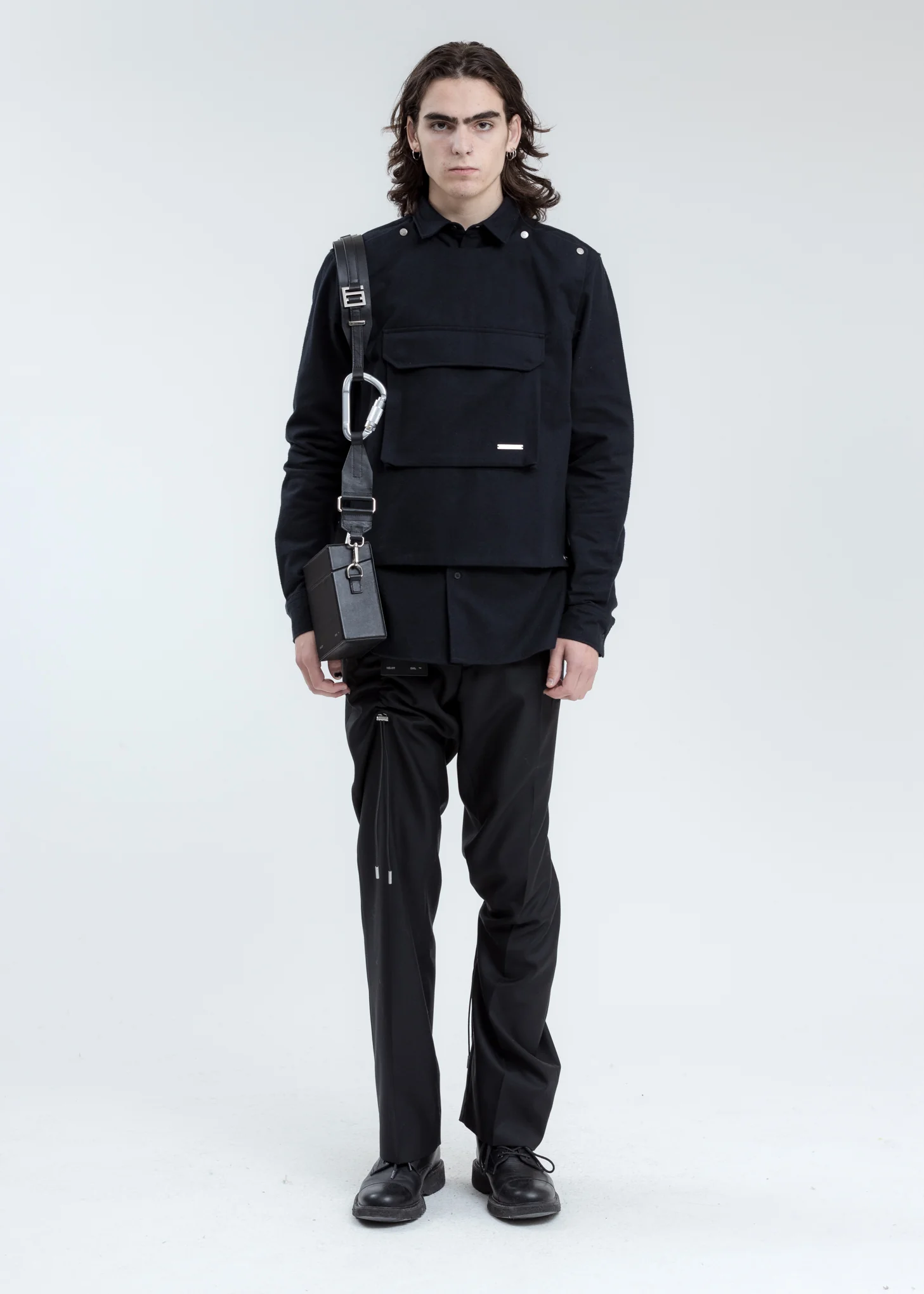 Black Shirt with Removable Layers - Image 11