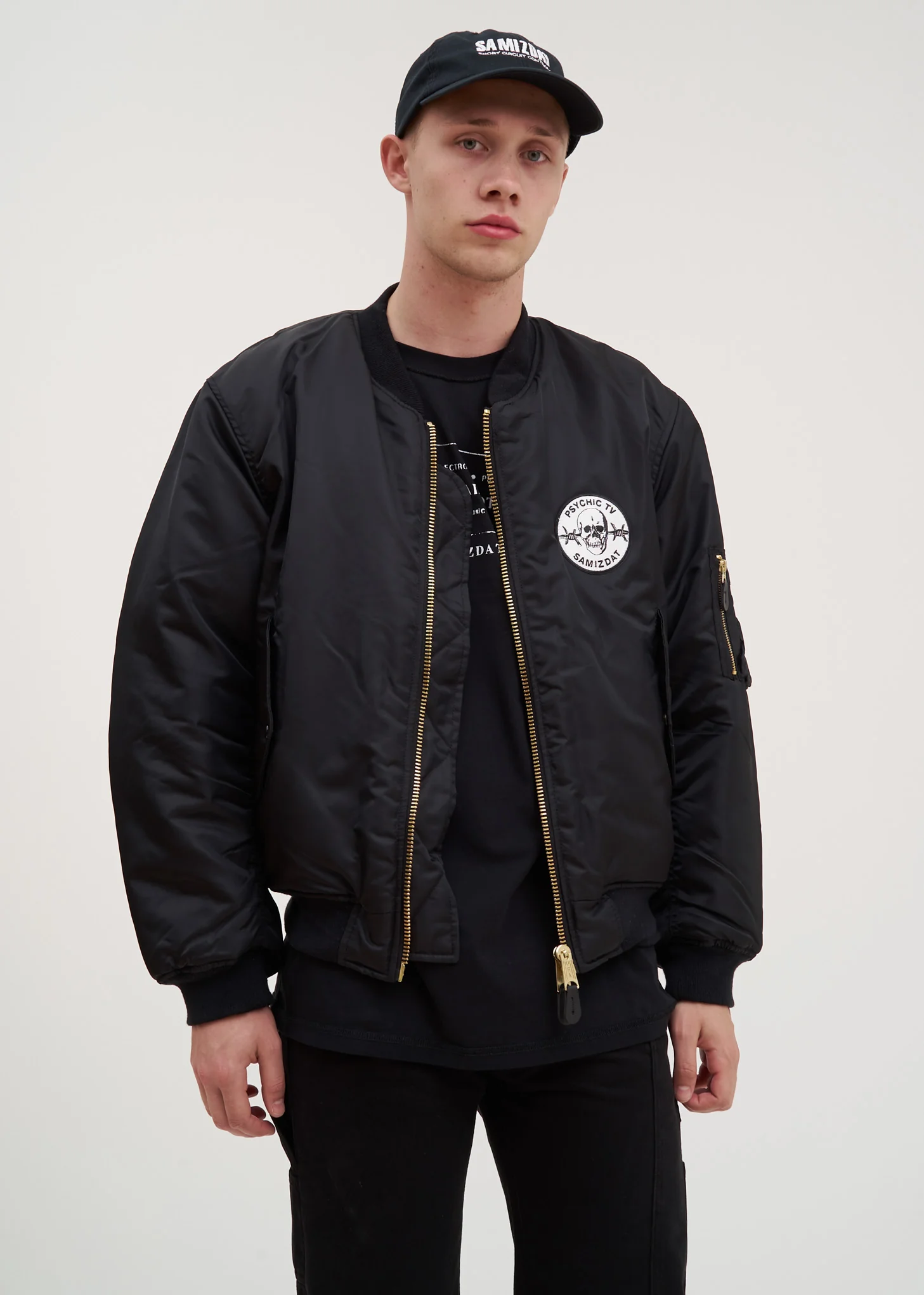 Black White Short Circuit Cap - Image 6