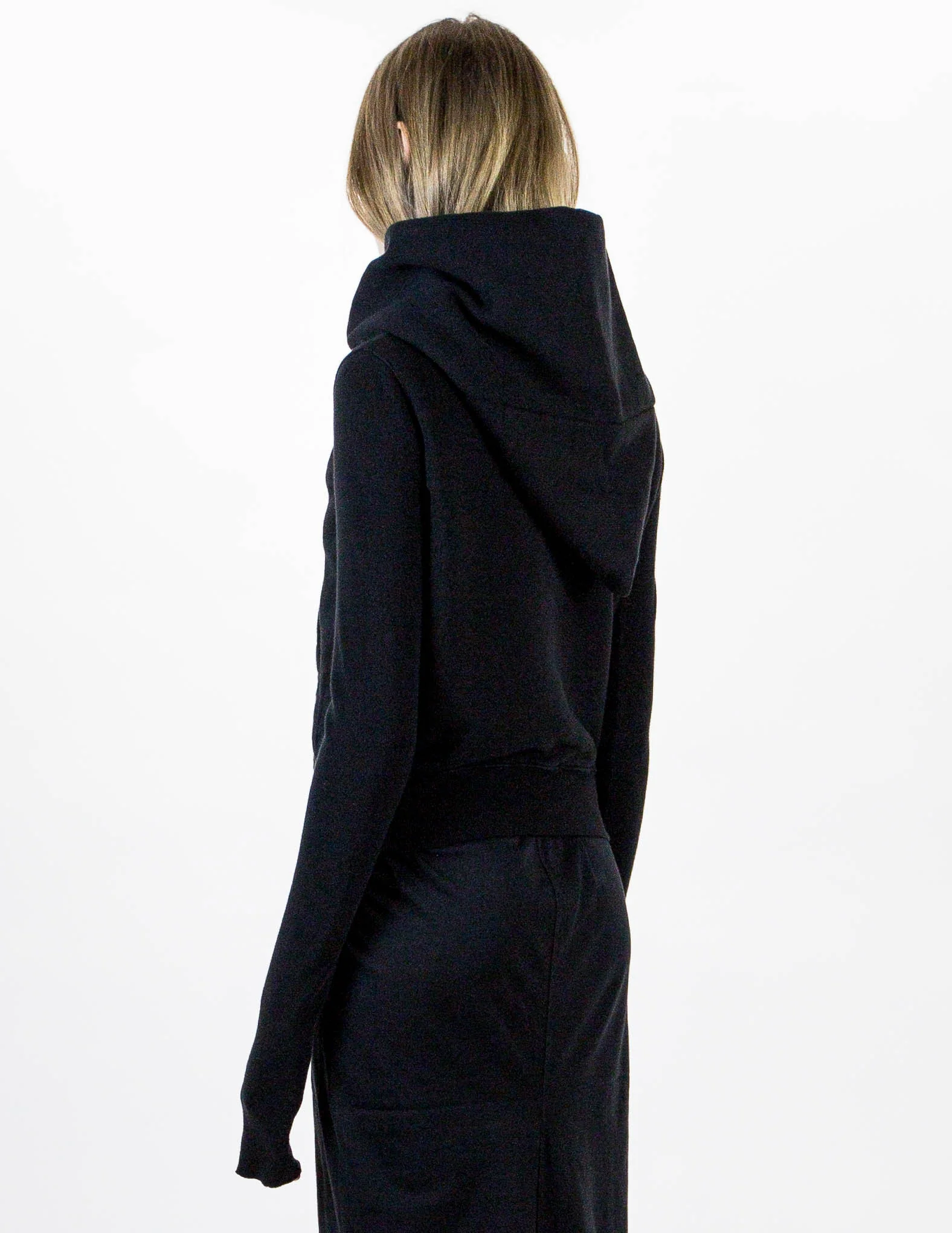 Black Short Mountain Hoodie - Image 4