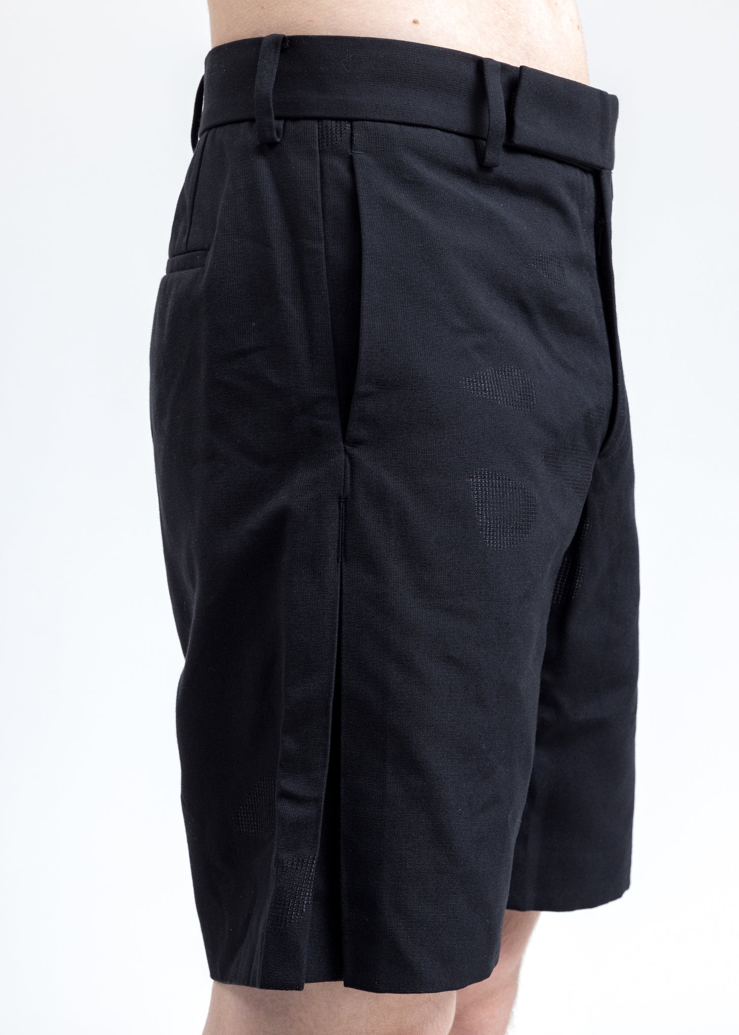 Black Side Slit Short - Image 2