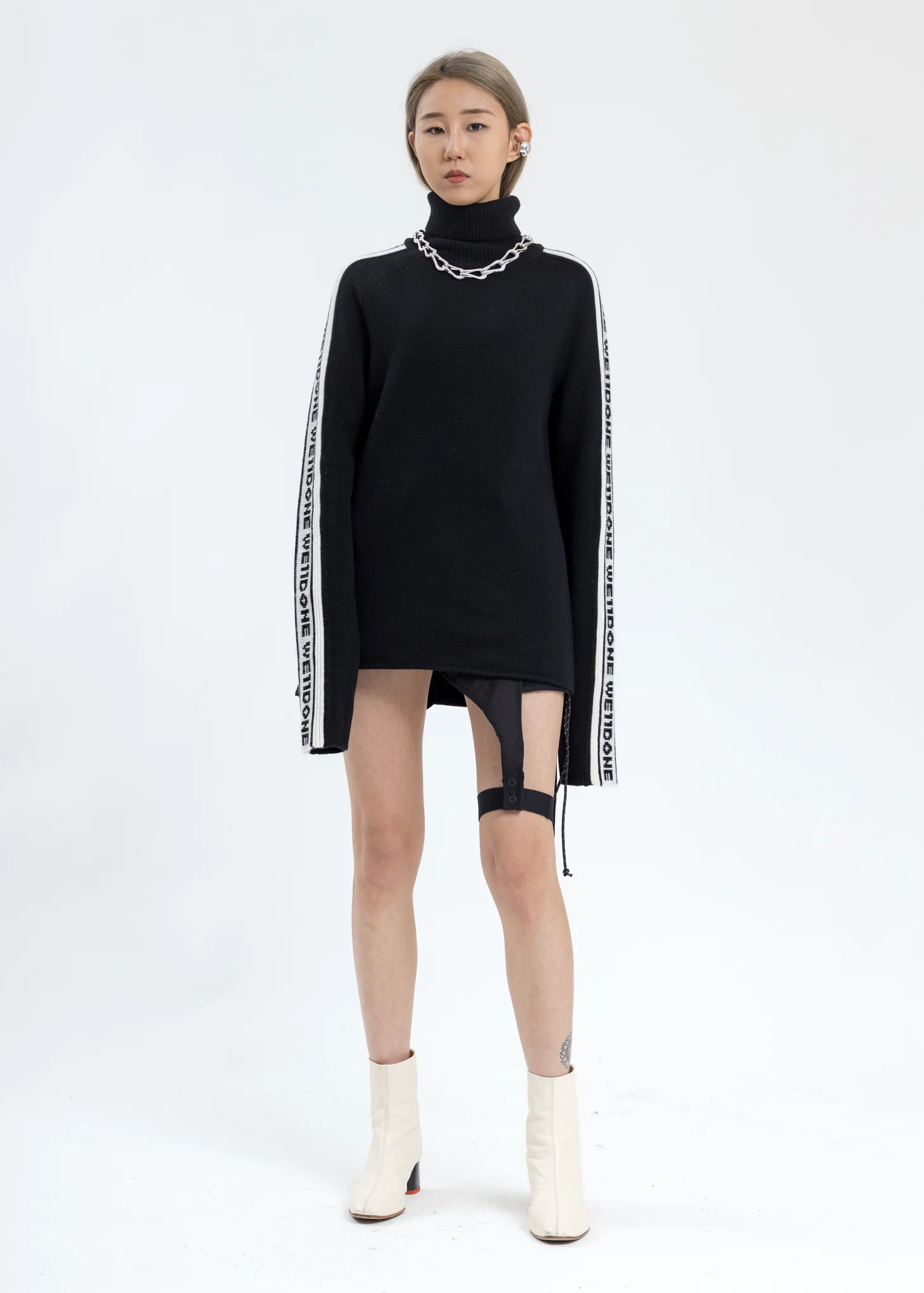 Black Side WE11DONE Turtle Neck - Image 5