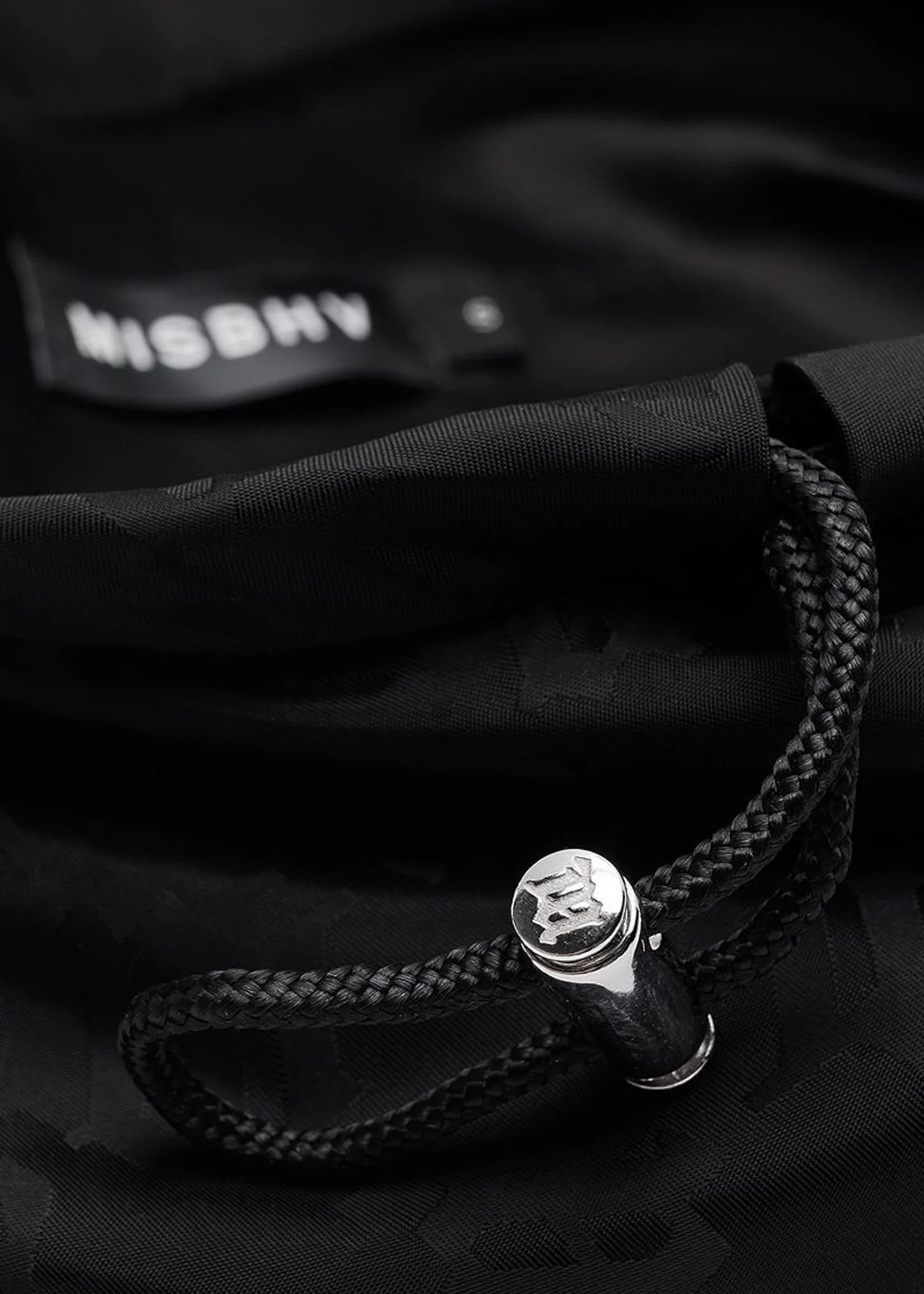 Black SIGNATURE MONOGRAM Beret - Image 8