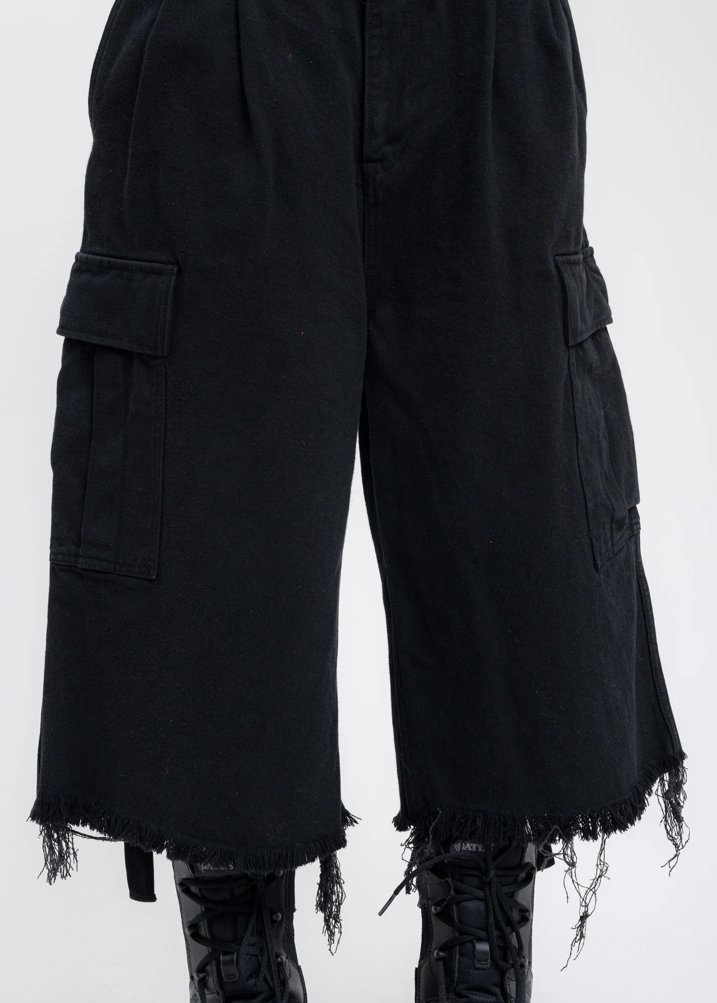 Black SILK TWILL MILITARY Pants - Image 5