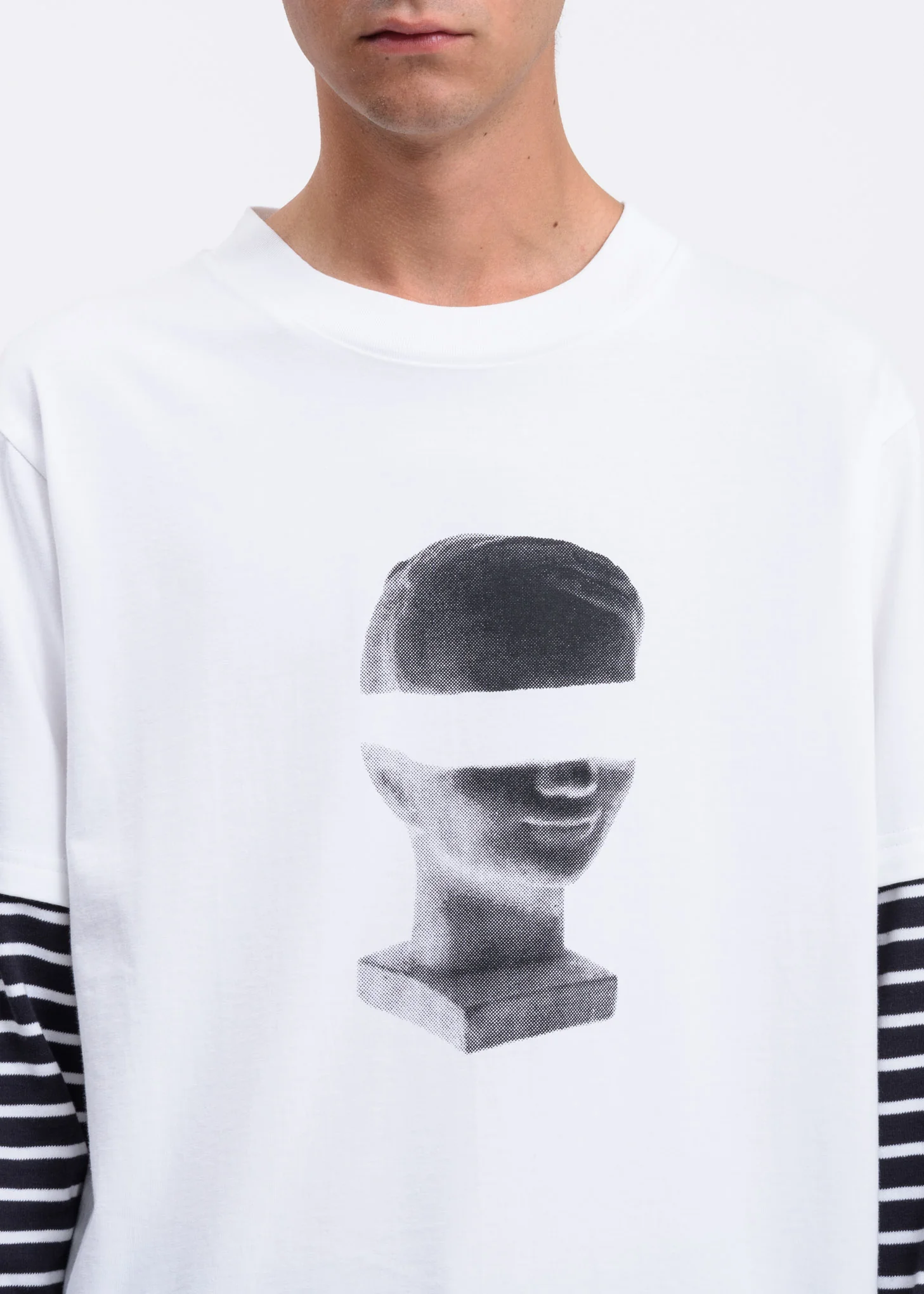 White Hymypoika Double Layer T-Shirt - Image 2