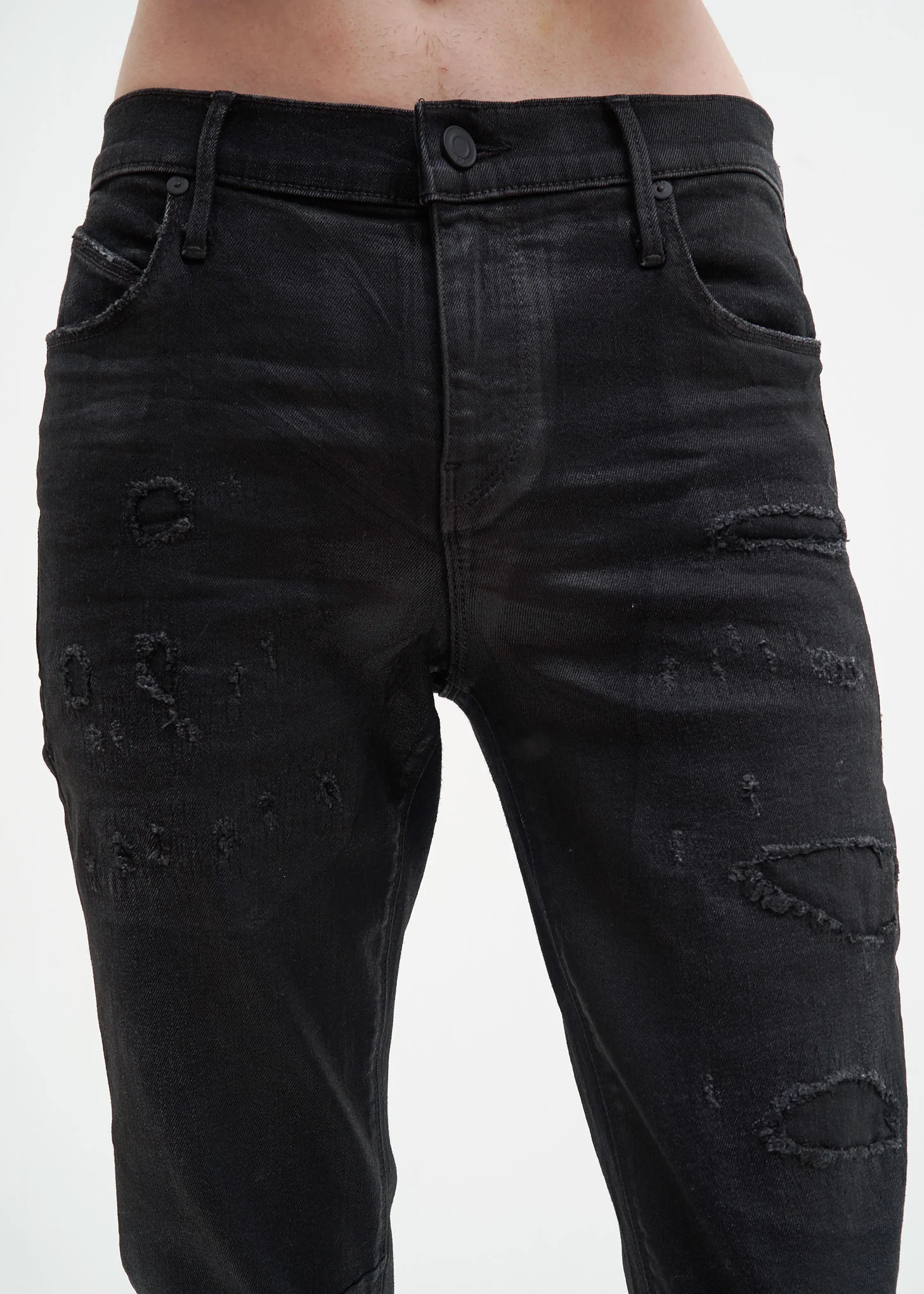Black Glaze Wash Skinny Jean - Image 4